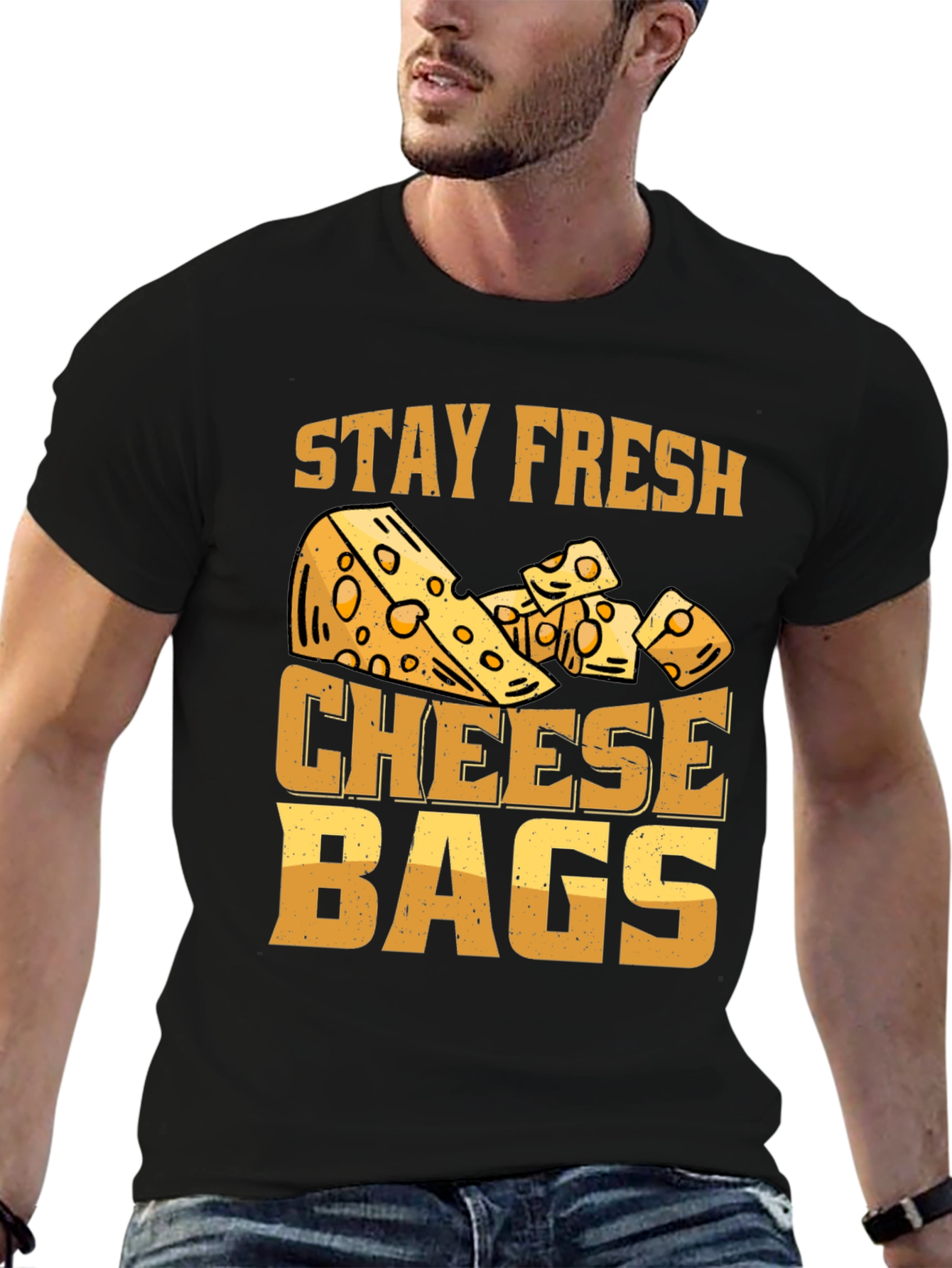Stay Fresh Cheese Bags Graphic Tee