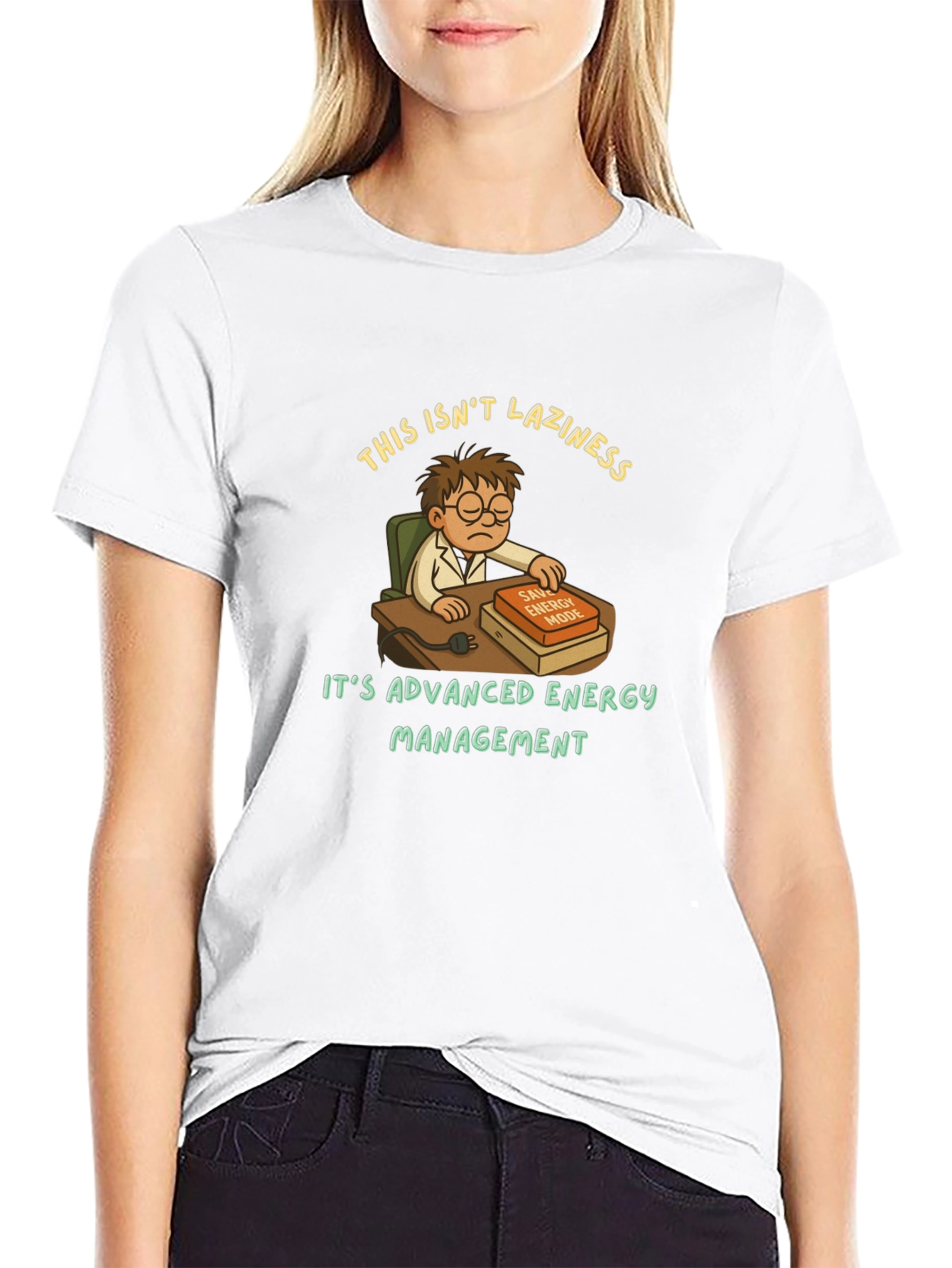 Funny Lazy Genius T-Shirt - Advanced Energy Management