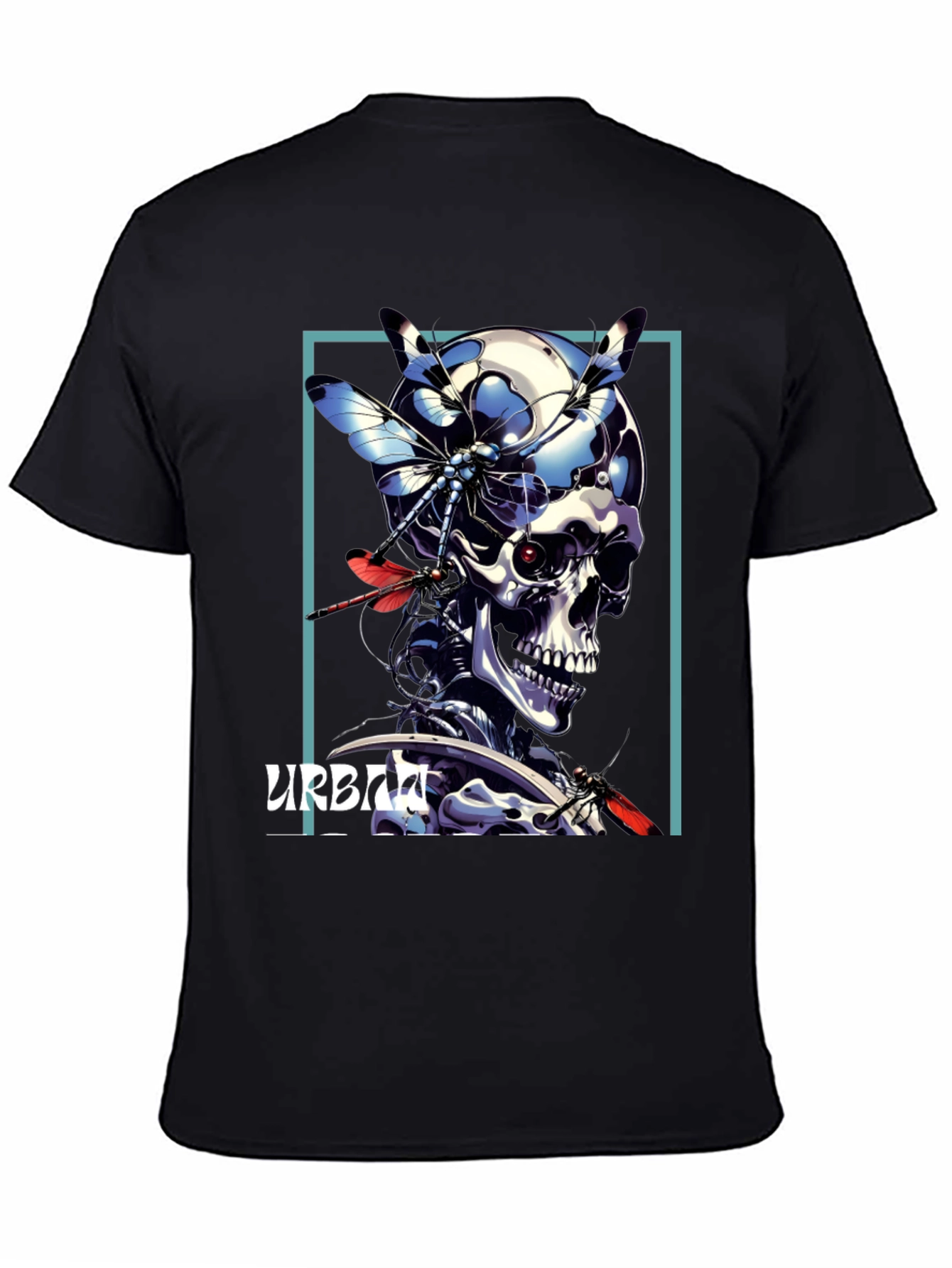 Urban Cyborg Skull T-Shirt