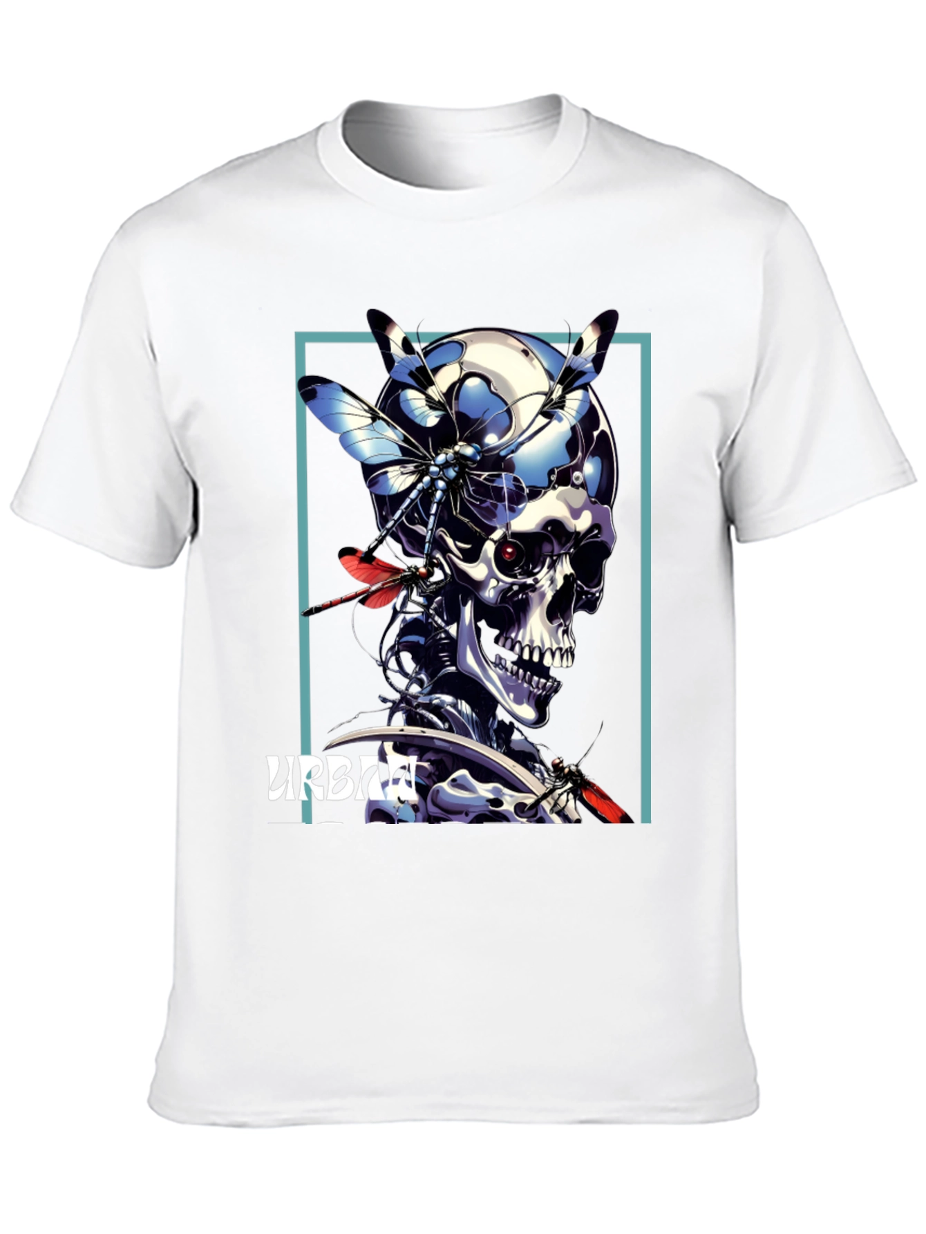 Urban Cyborg Skull T-Shirt