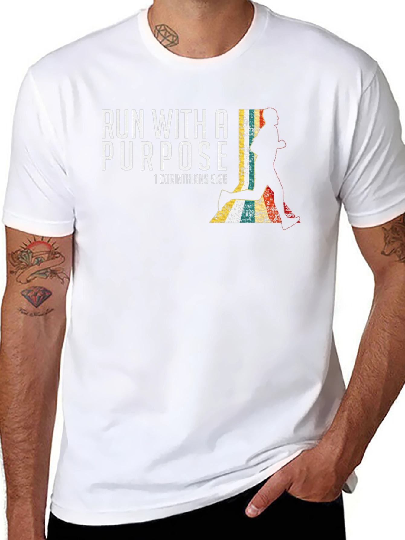 Run With A Purpose Christian T-Shirt