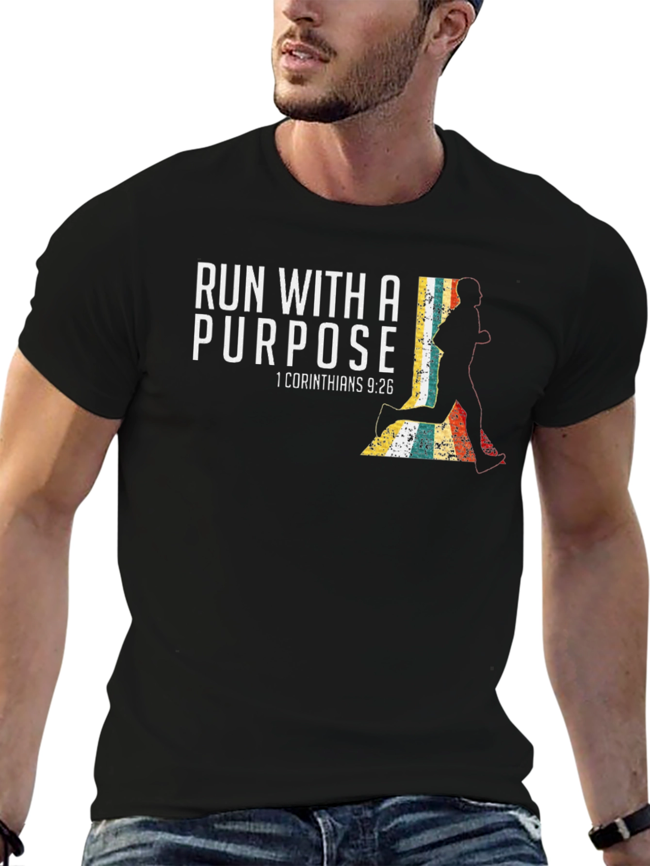 Run With A Purpose Christian T-Shirt
