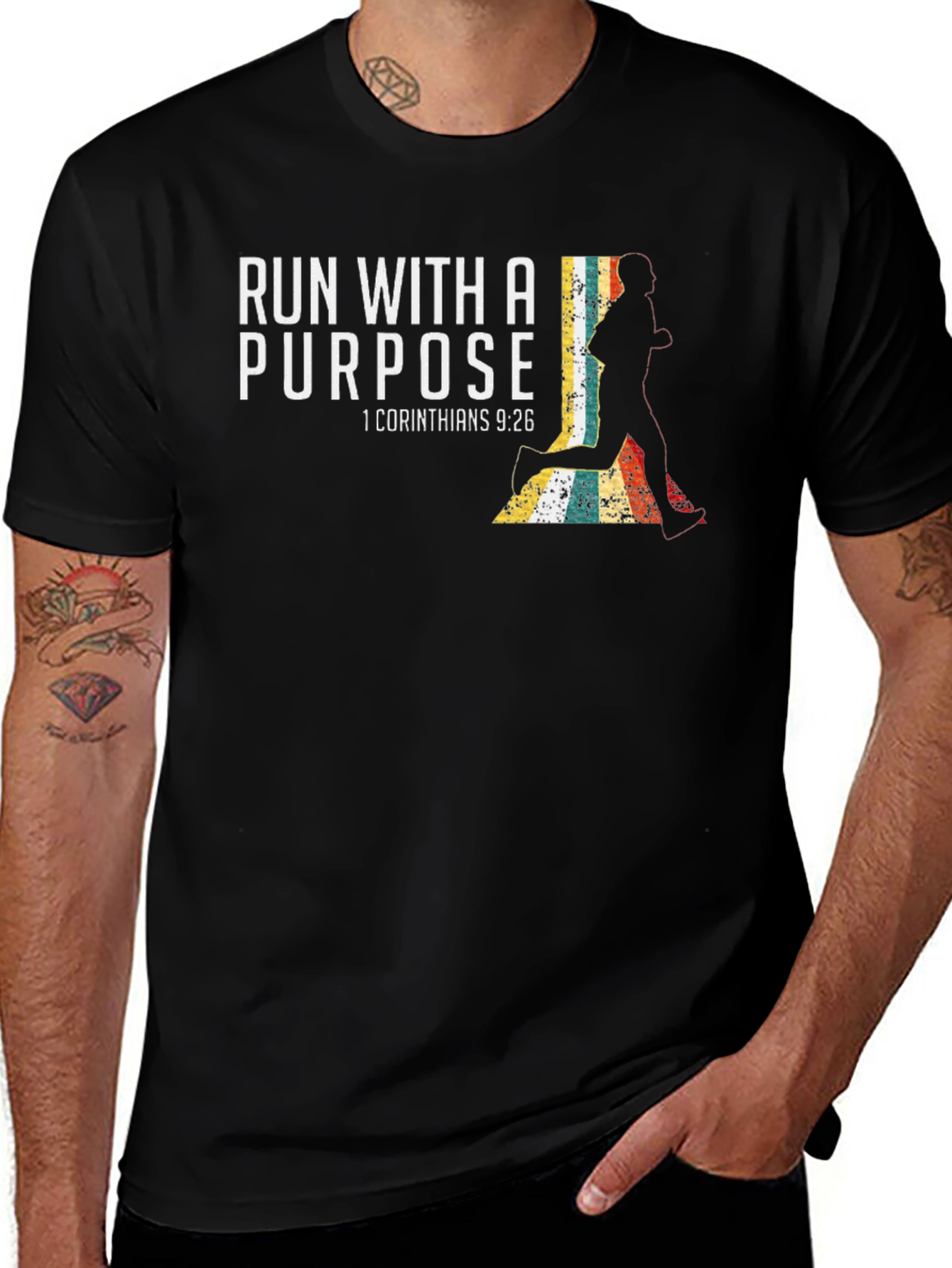 Run With A Purpose Christian T-Shirt