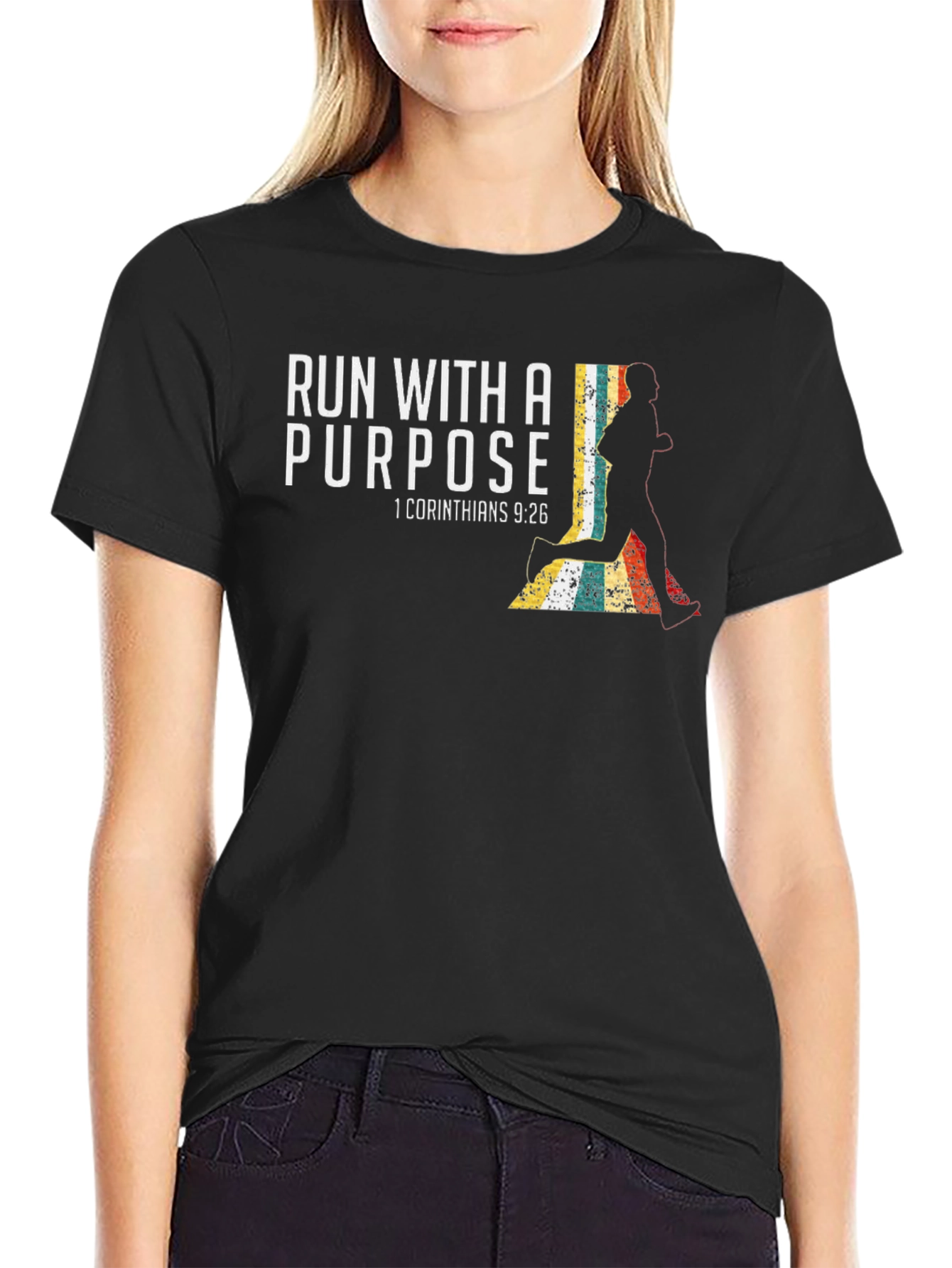 Run With A Purpose Christian T-Shirt