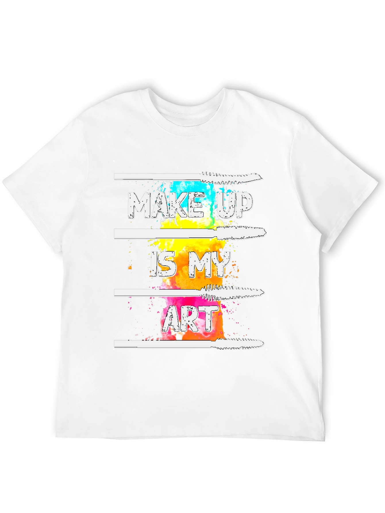 Makeup Is My Art Graphic Tee - Black T-Shirt