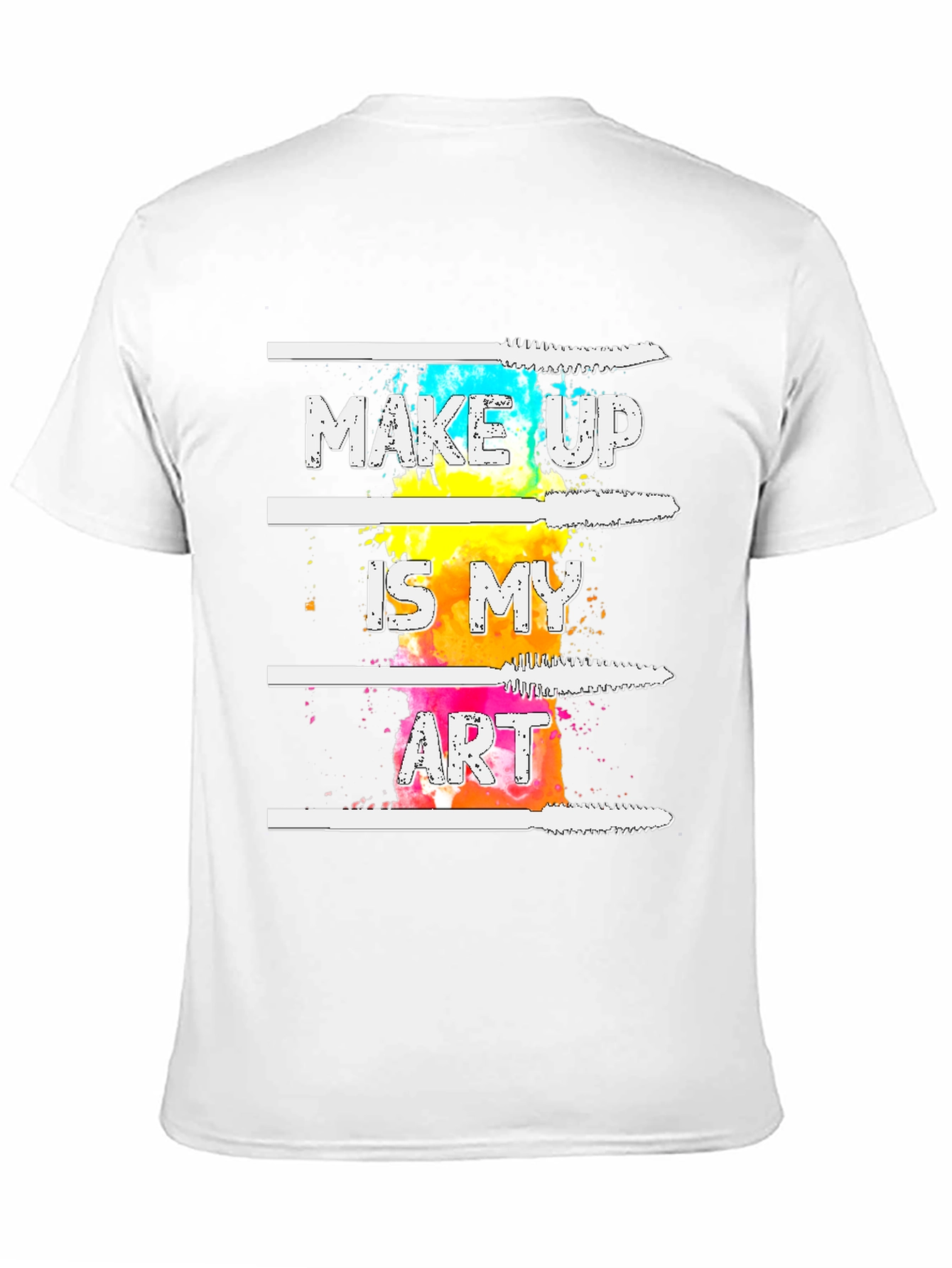 Makeup Is My Art Graphic Tee - Black T-Shirt