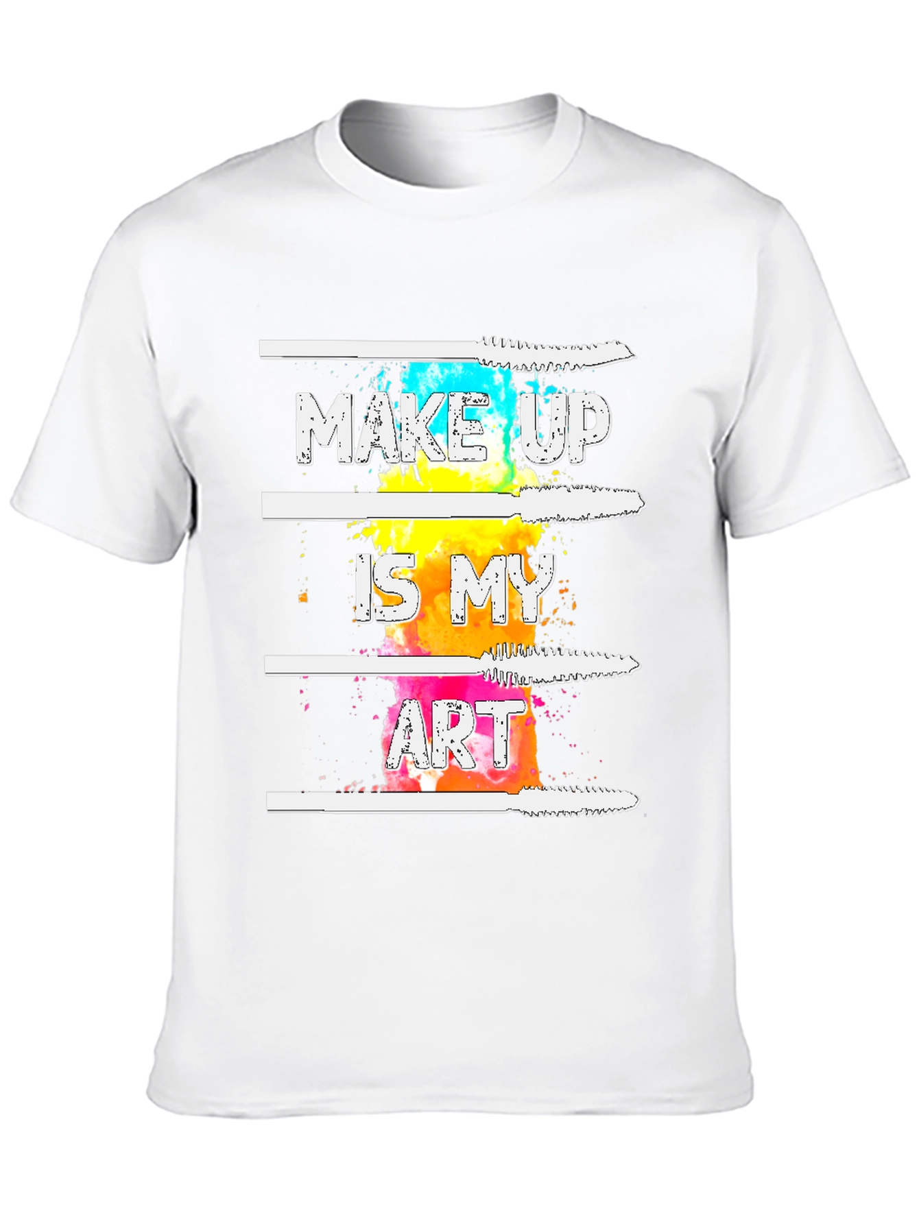 Makeup Is My Art Graphic Tee - Black T-Shirt