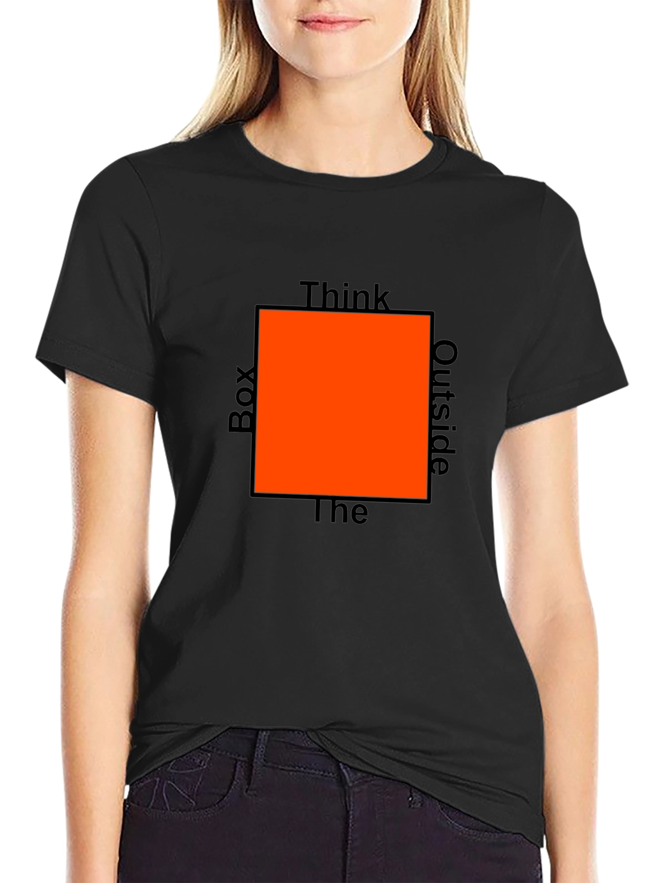 Think Outside the Box Graphic Tee