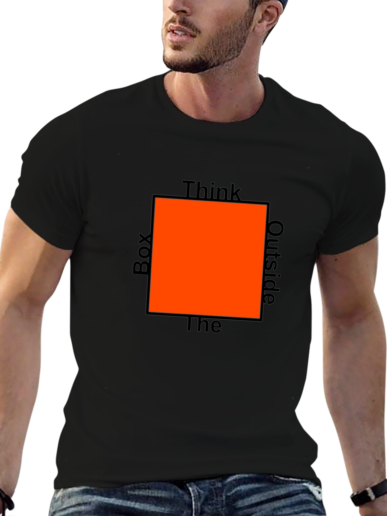 Think Outside the Box Graphic Tee