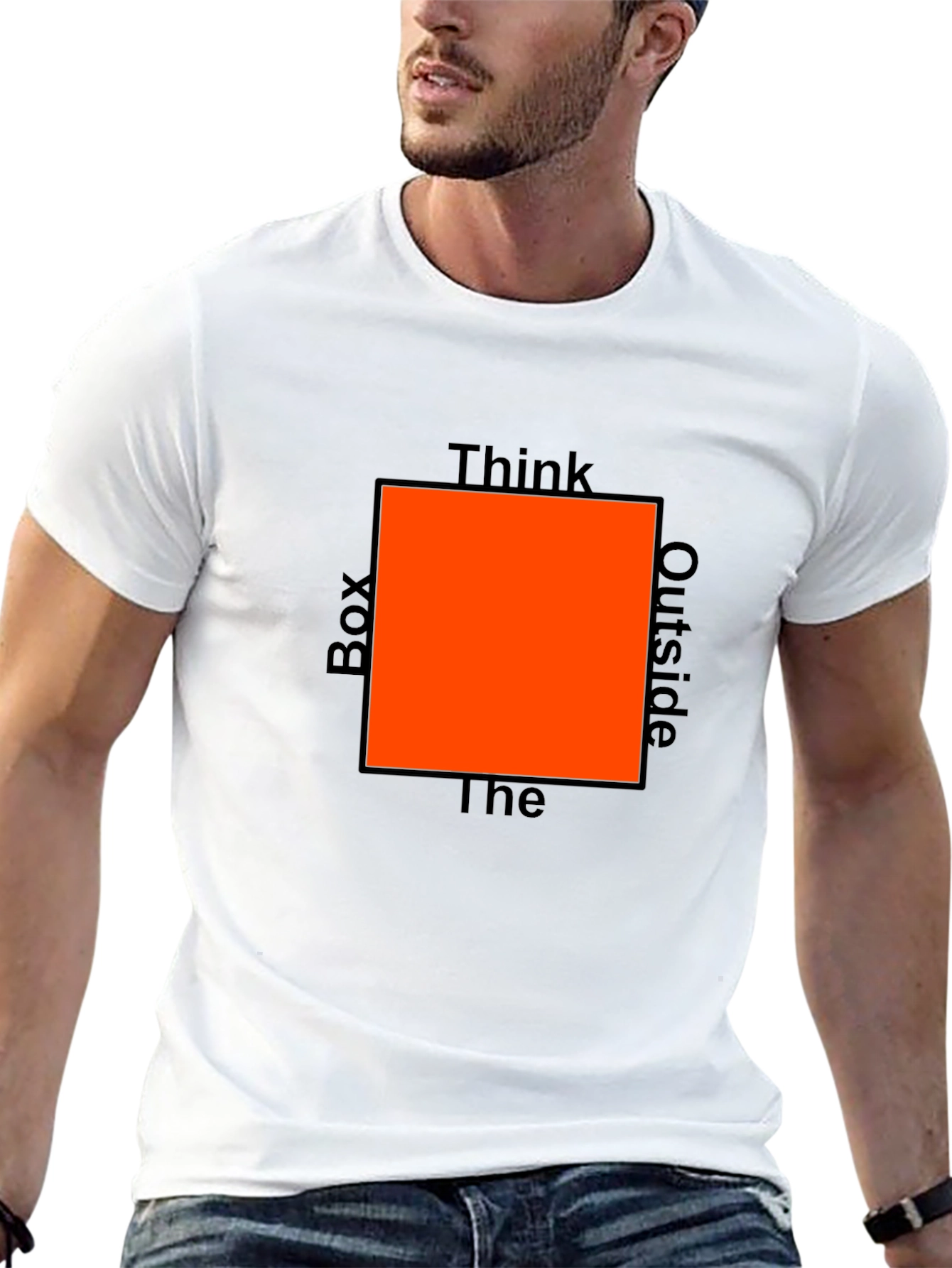 Think Outside the Box Graphic Tee