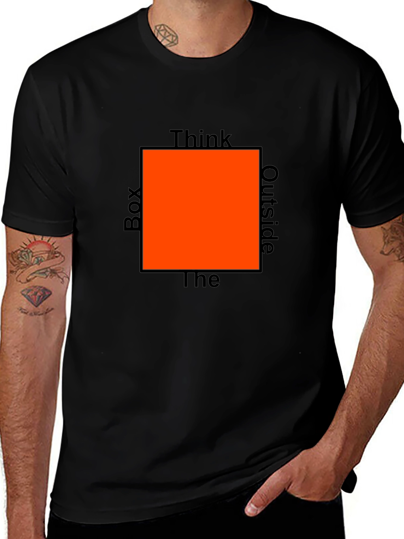Think Outside the Box Graphic Tee