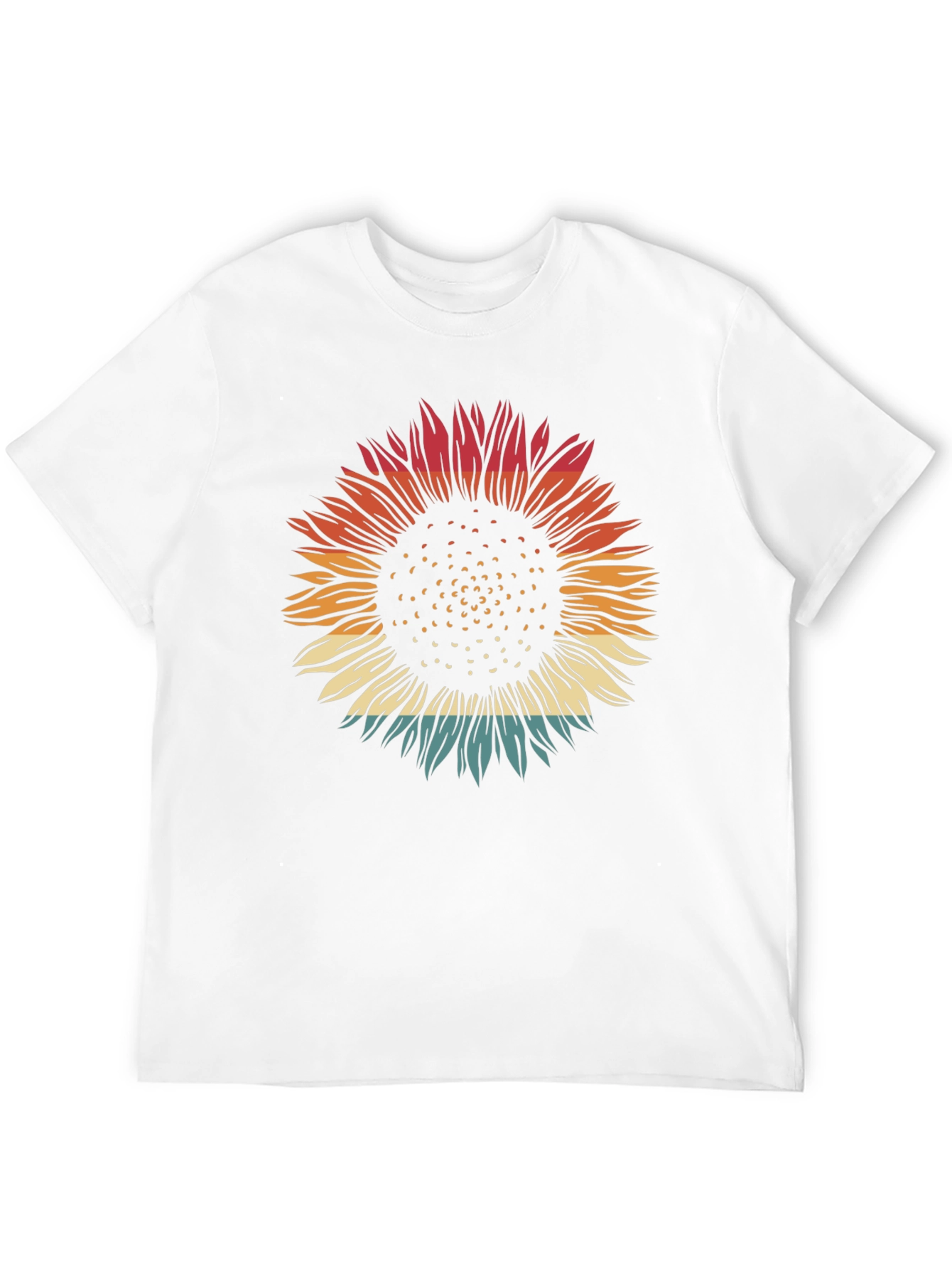 Retro Sunflower Graphic Tee - Stylish Comfort