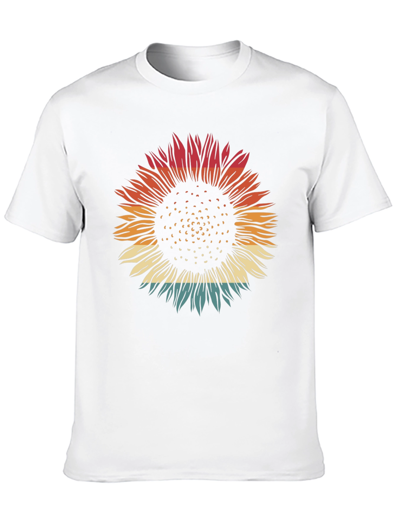 Retro Sunflower Graphic Tee - Stylish Comfort