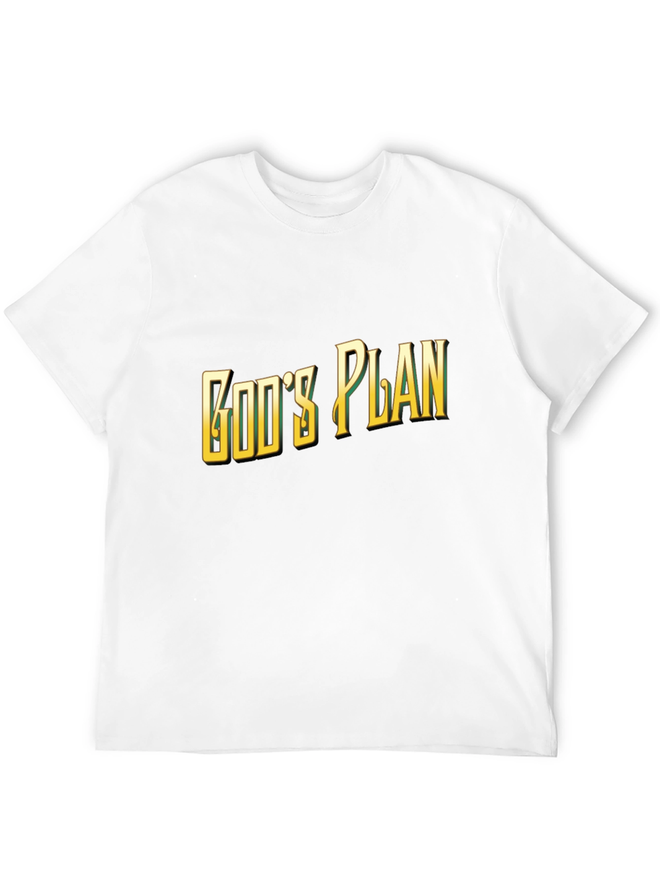 Gods Plan Graphic Tee - Stylish Black T-Shirt
