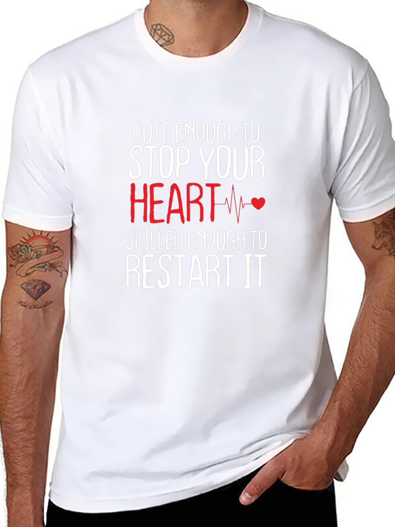 Cute Enough to Stop Your Heart RN T-Shirt
