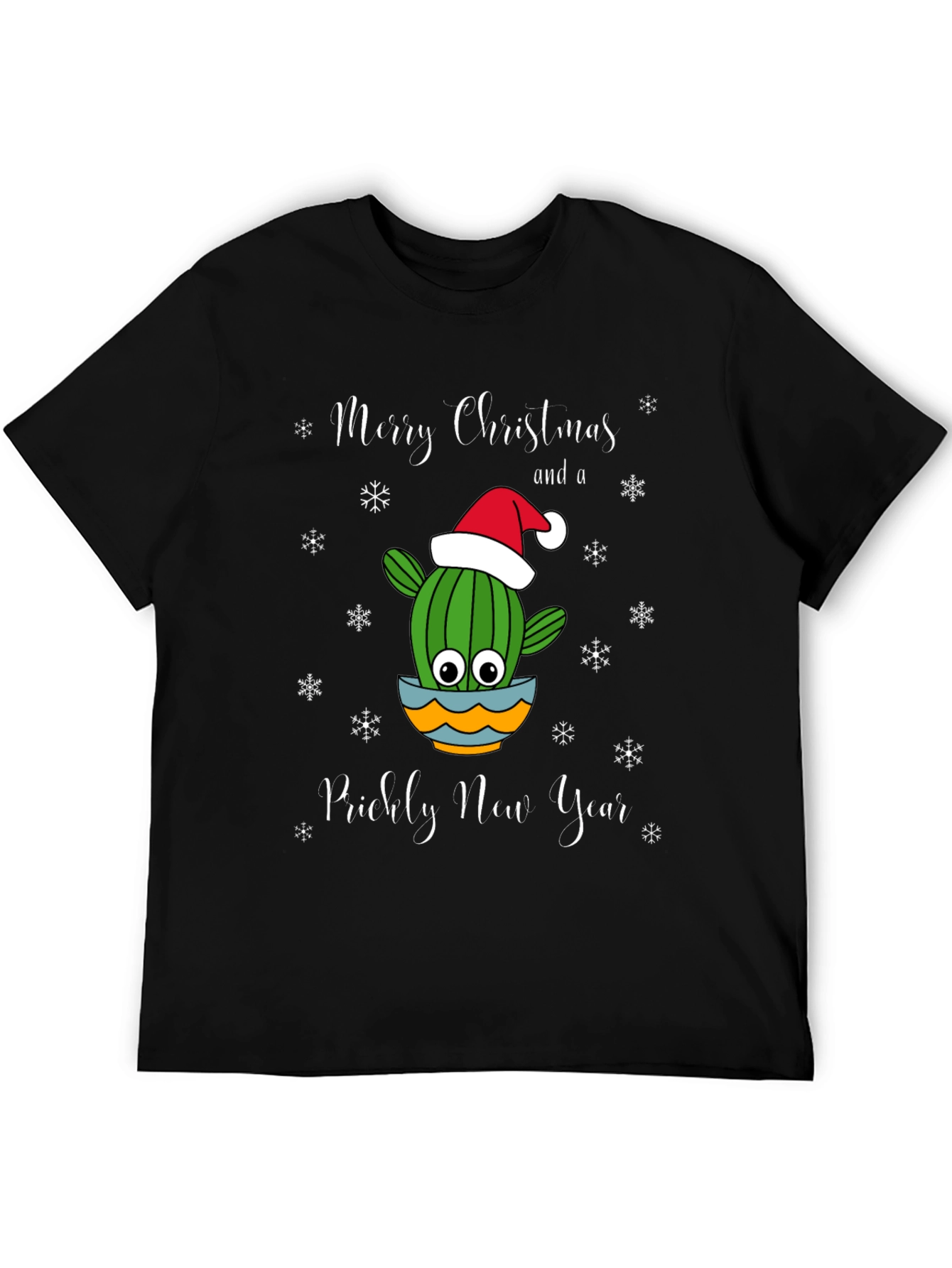 Cactus Christmas T-Shirt: Prickly New Year Tee