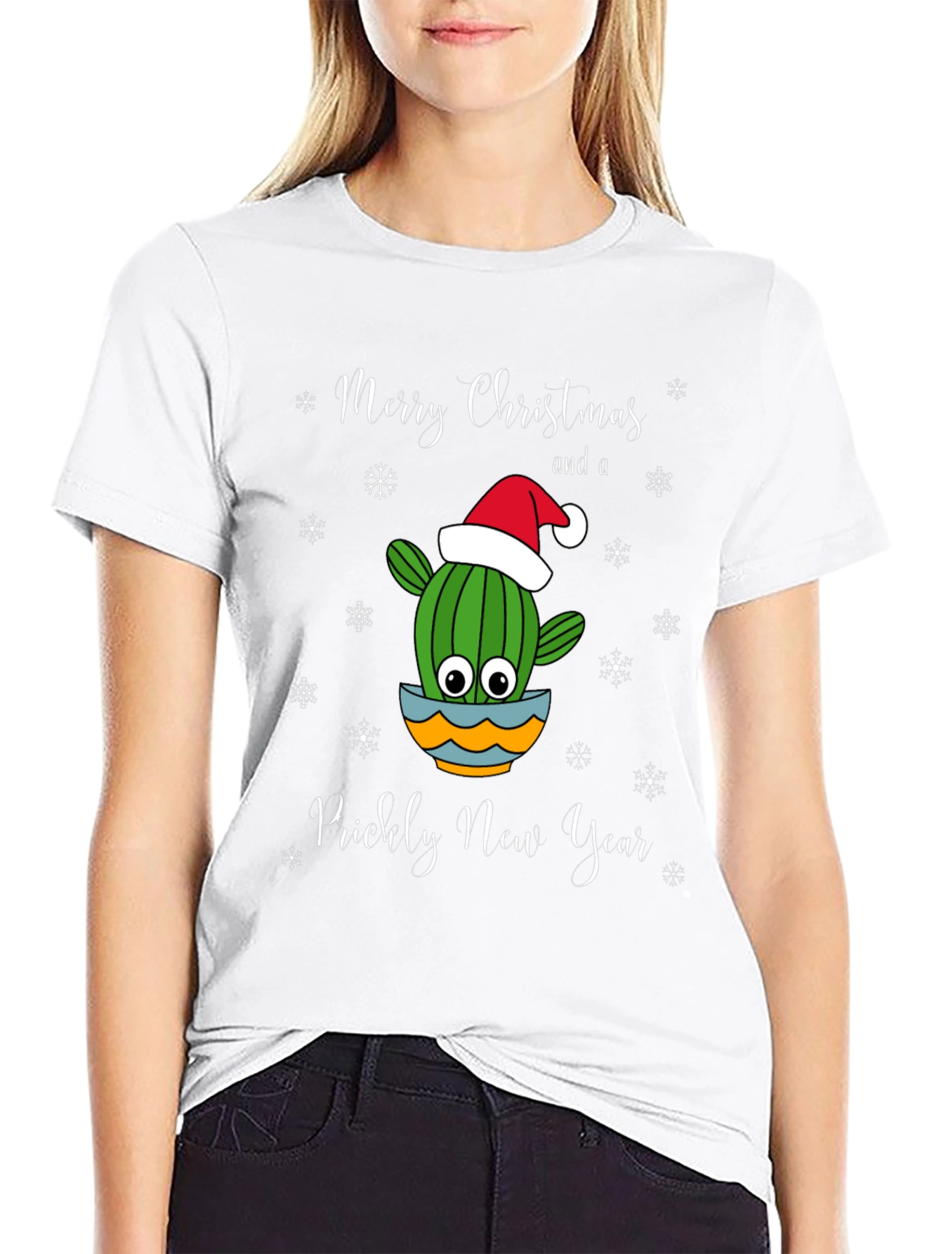 Cactus Christmas T-Shirt: Prickly New Year Tee