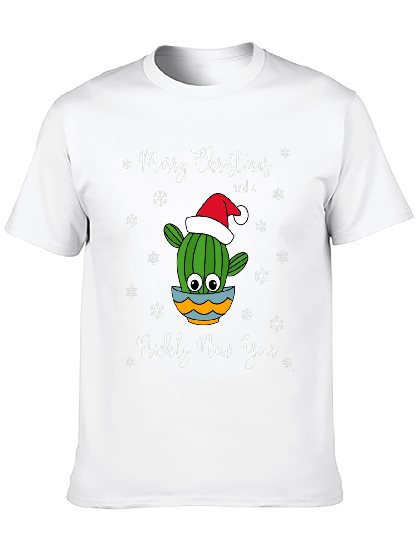 Cactus Christmas T-Shirt: Prickly New Year Tee