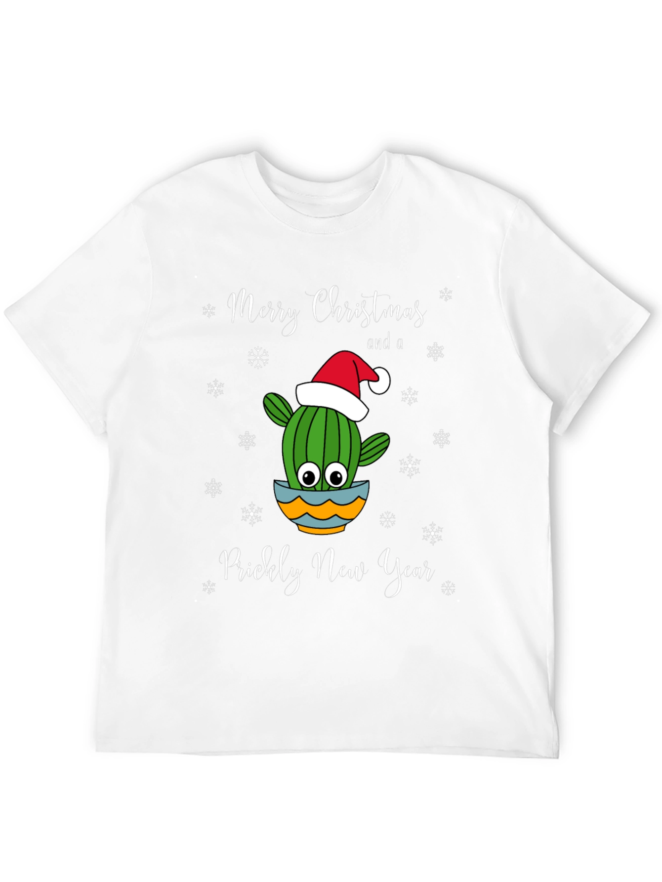 Cactus Christmas T-Shirt: Prickly New Year Tee
