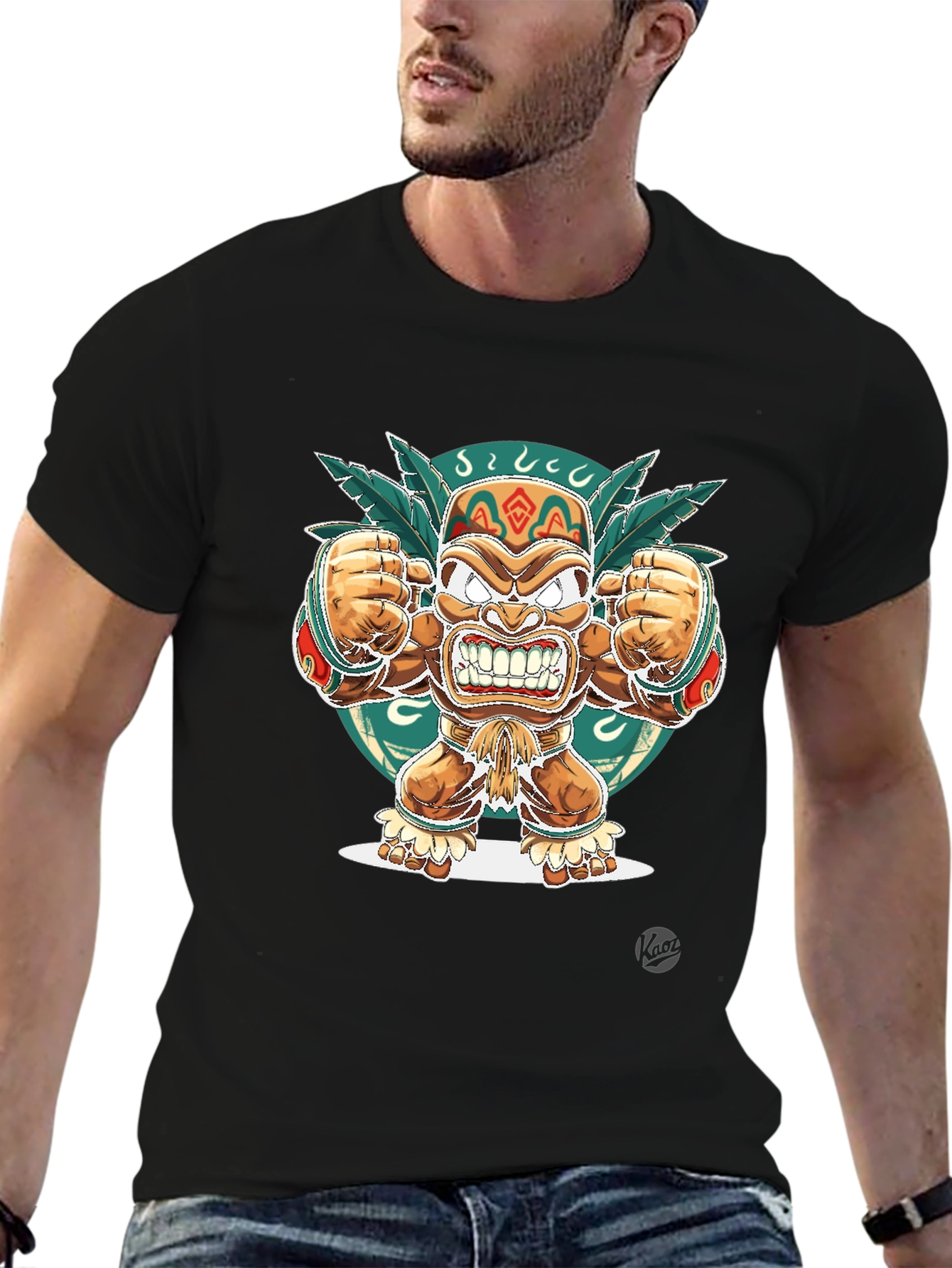 Tiki Warrior Graphic Tee