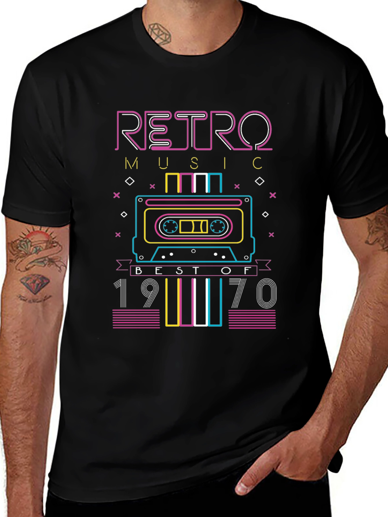 Retro Music 1970s Graphic T-Shirt
