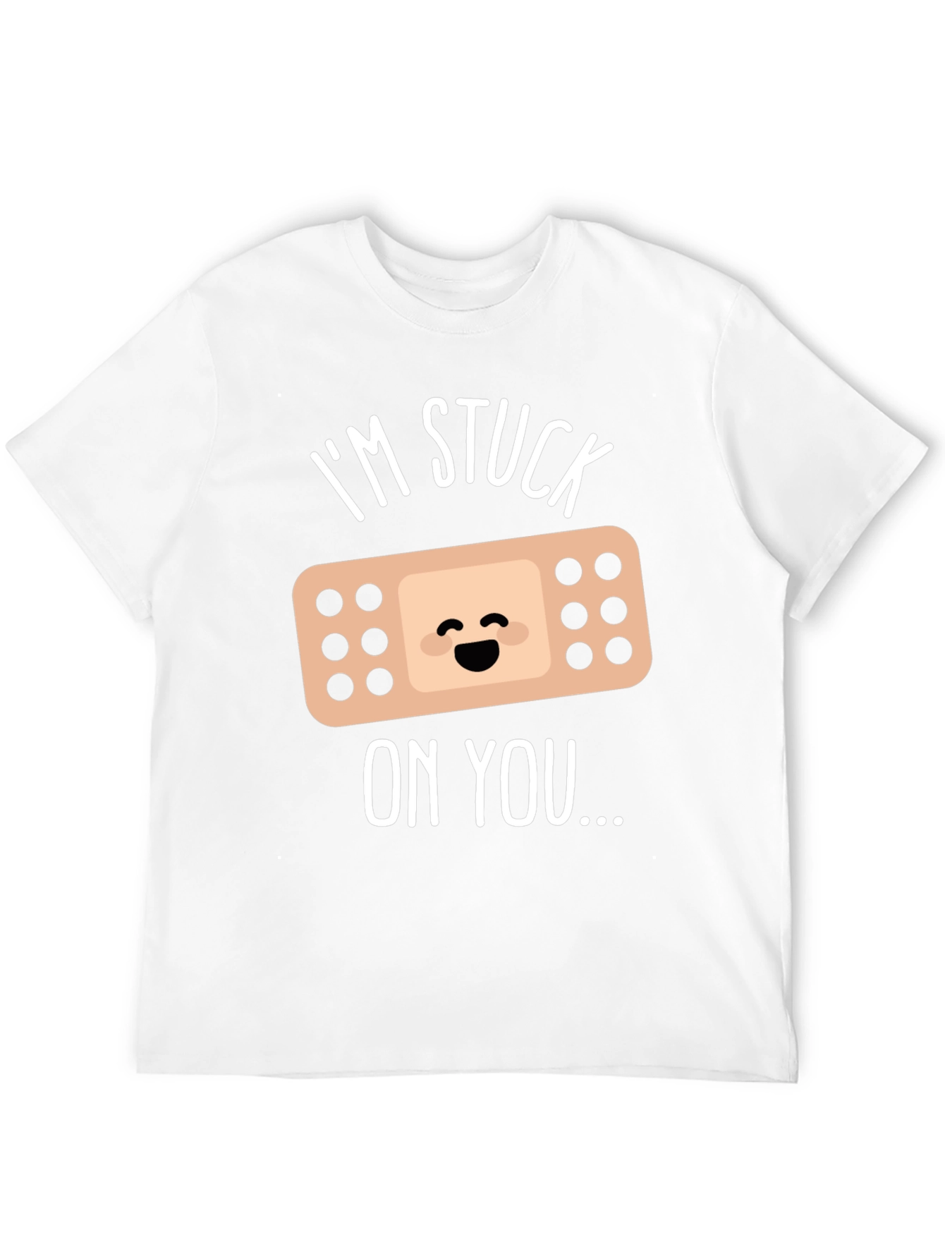 Stuck On You Bandage Graphic Tee - Black