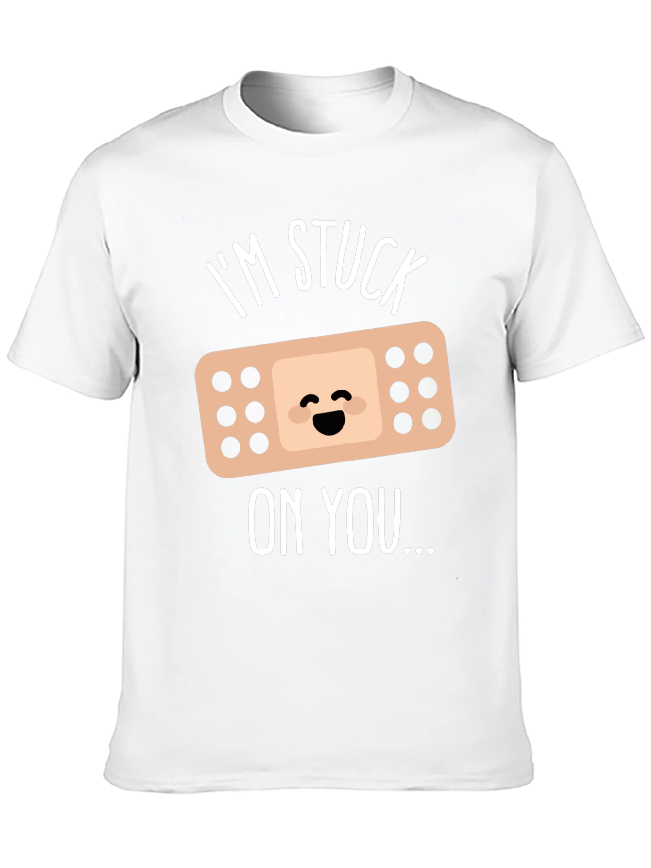 Stuck On You Bandage Graphic Tee - Black