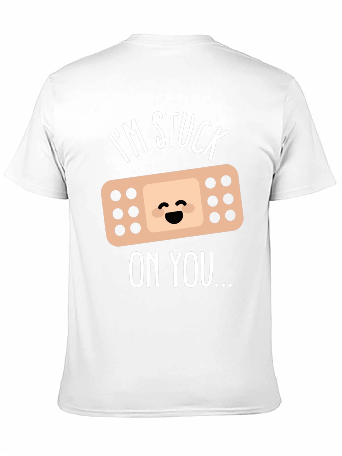 Stuck On You Bandage Graphic Tee - Black