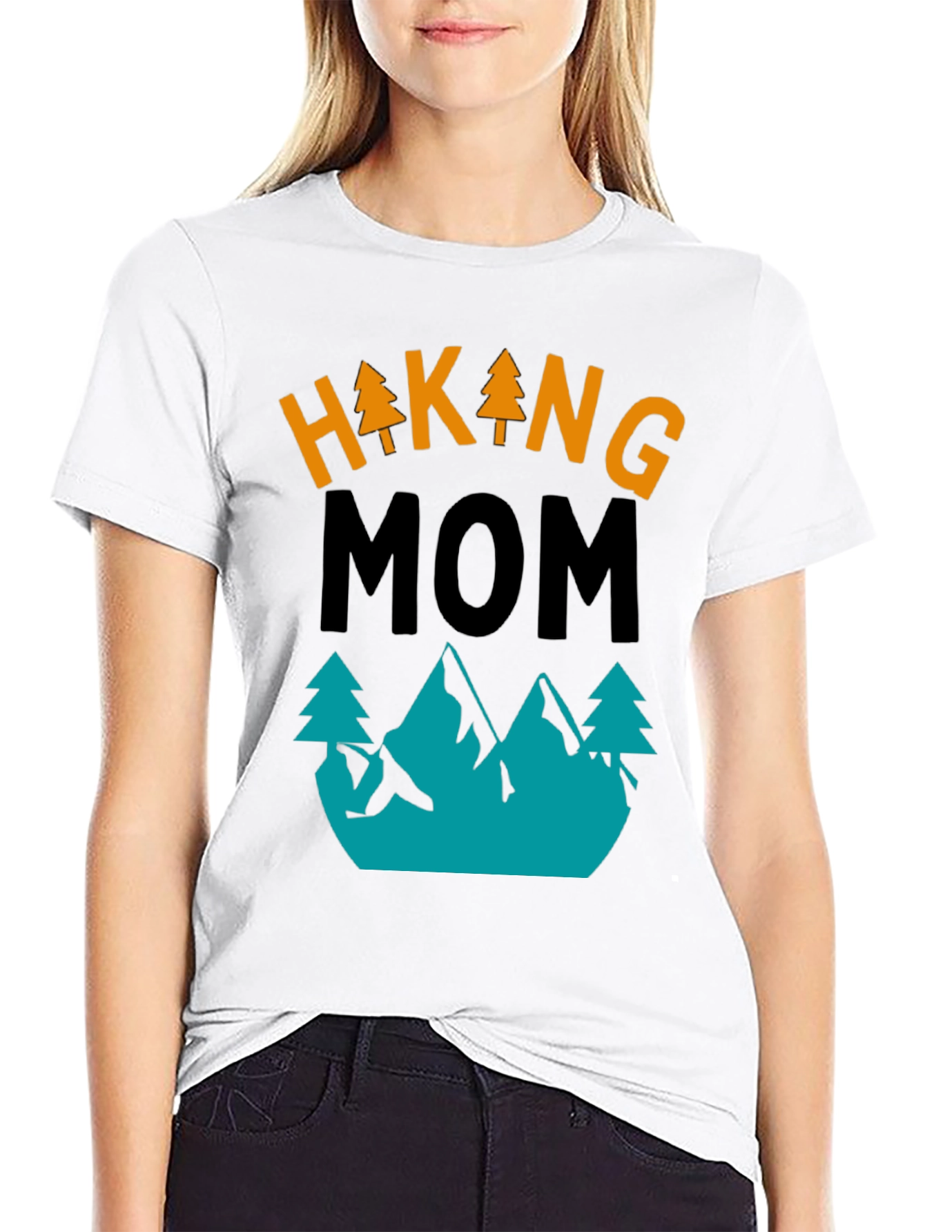 Hiking Mom Graphic T-Shirt - Outdoor Adventure Tee