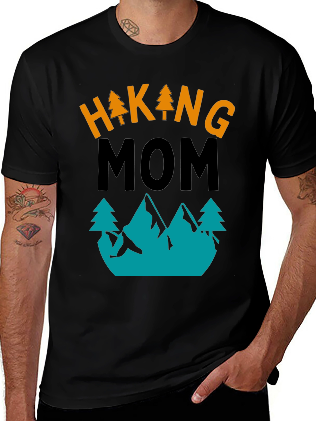 Hiking Mom Graphic T-Shirt - Outdoor Adventure Tee