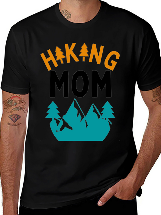 Hiking Mom Graphic T-Shirt - Outdoor Adventure Tee