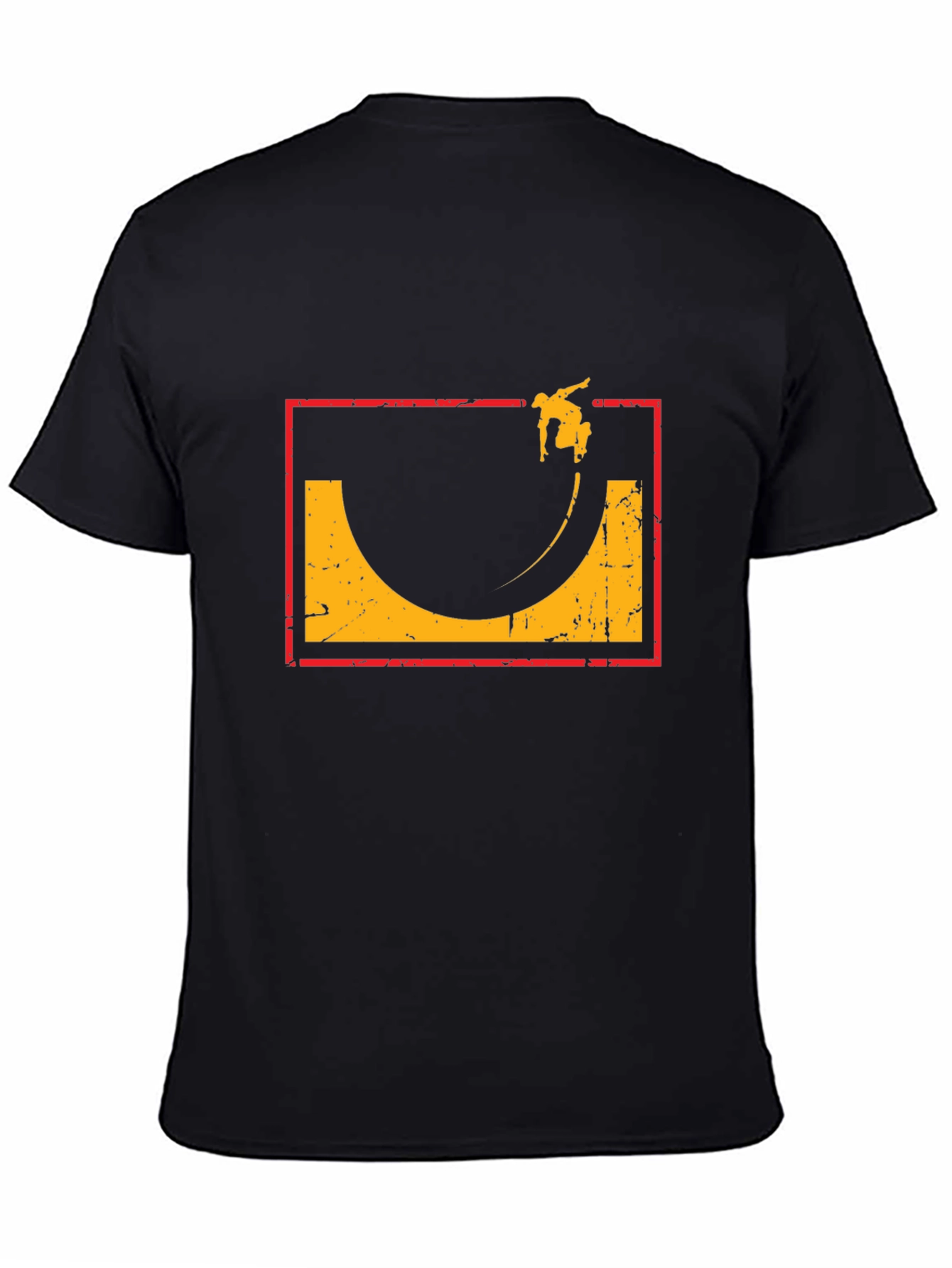 Skate Halfpipe Graphic Tee - Retro Skateboarding Shirt