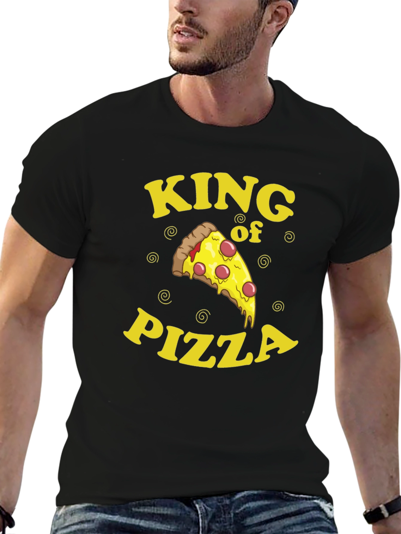 King of Pizza Graphic T-Shirt