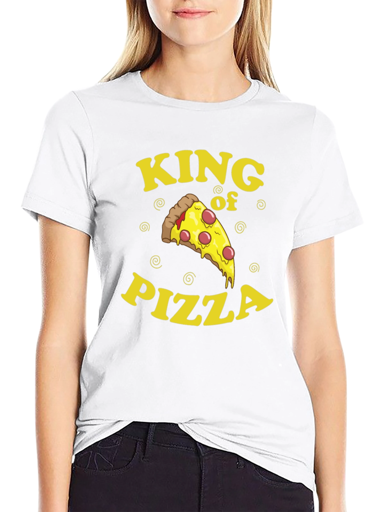 King of Pizza Graphic T-Shirt