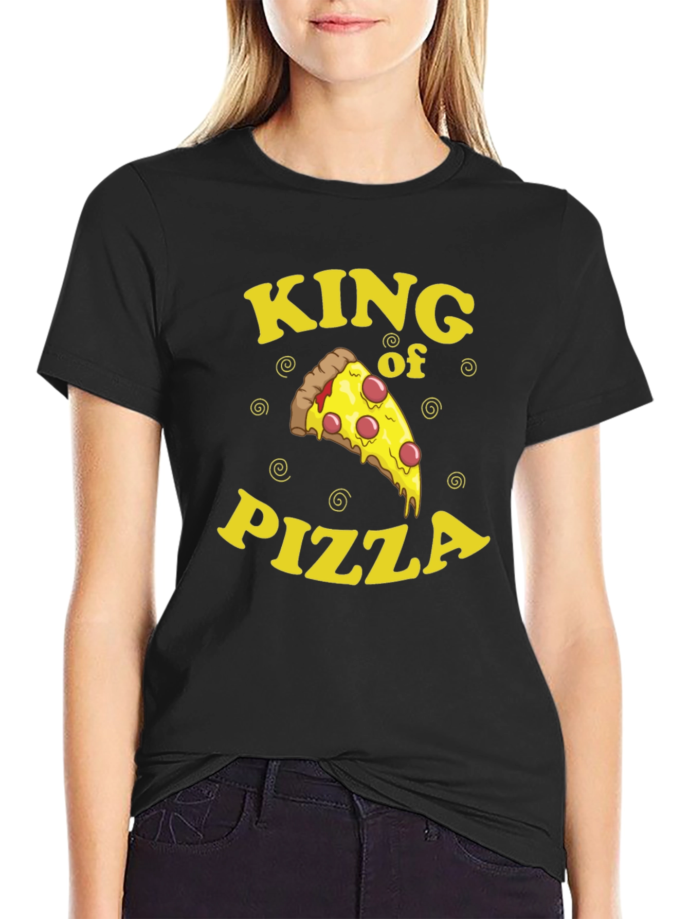 King of Pizza Graphic T-Shirt