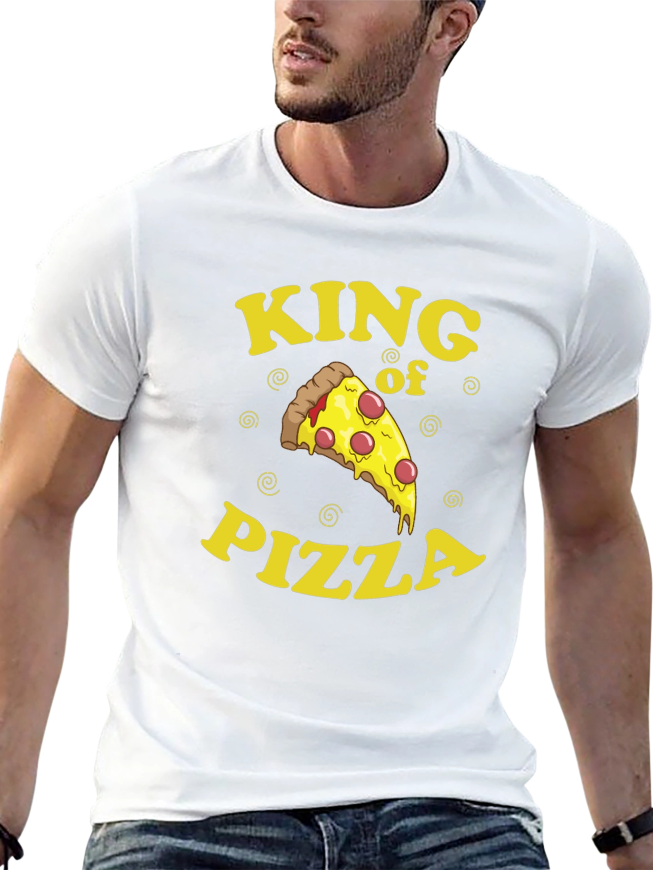 King of Pizza Graphic T-Shirt