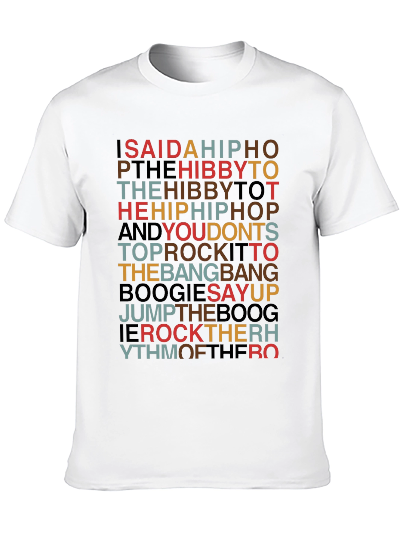 Hip Hop Rhyme Retro Graphic Tee