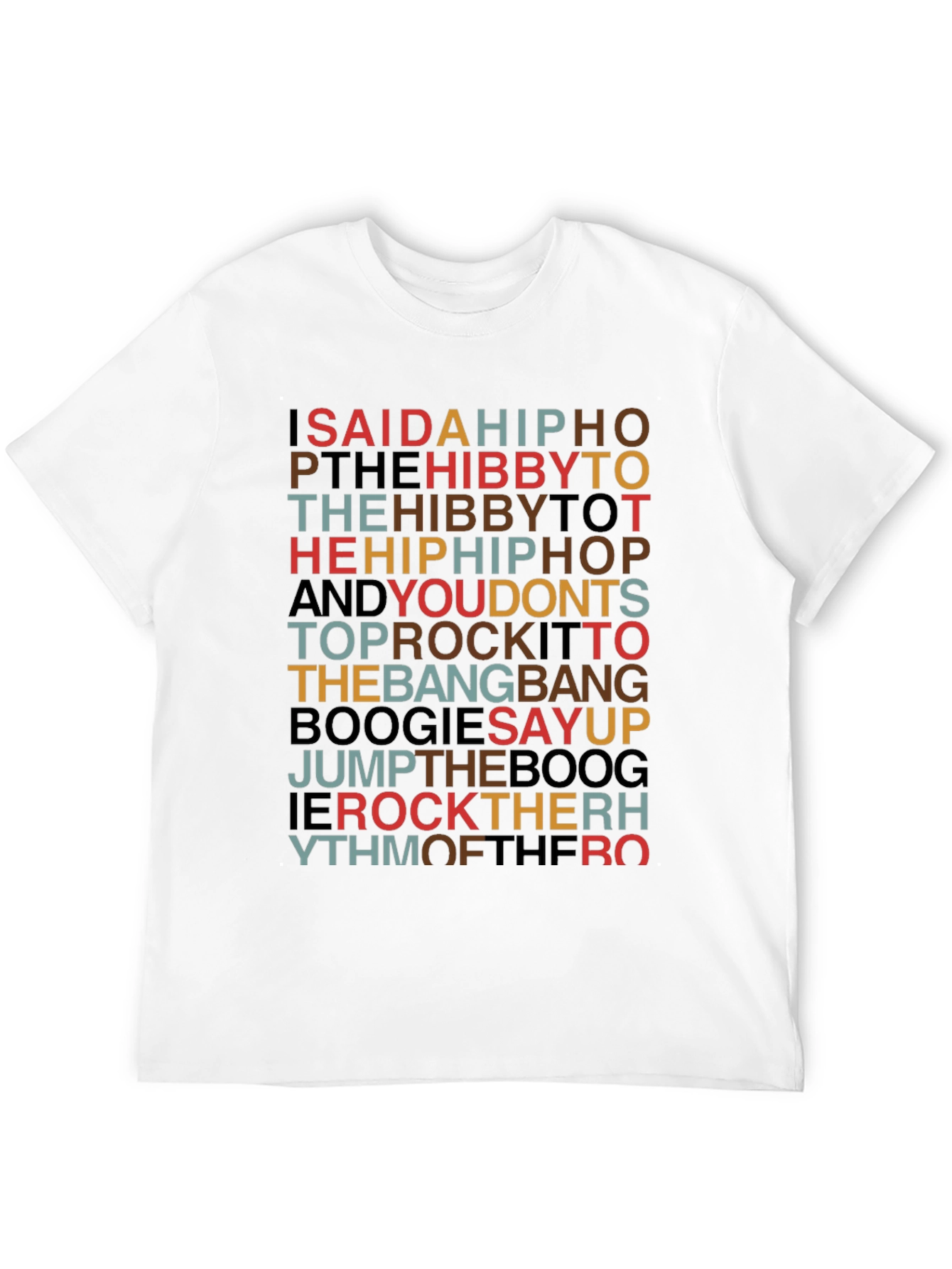 Hip Hop Rhyme Retro Graphic Tee