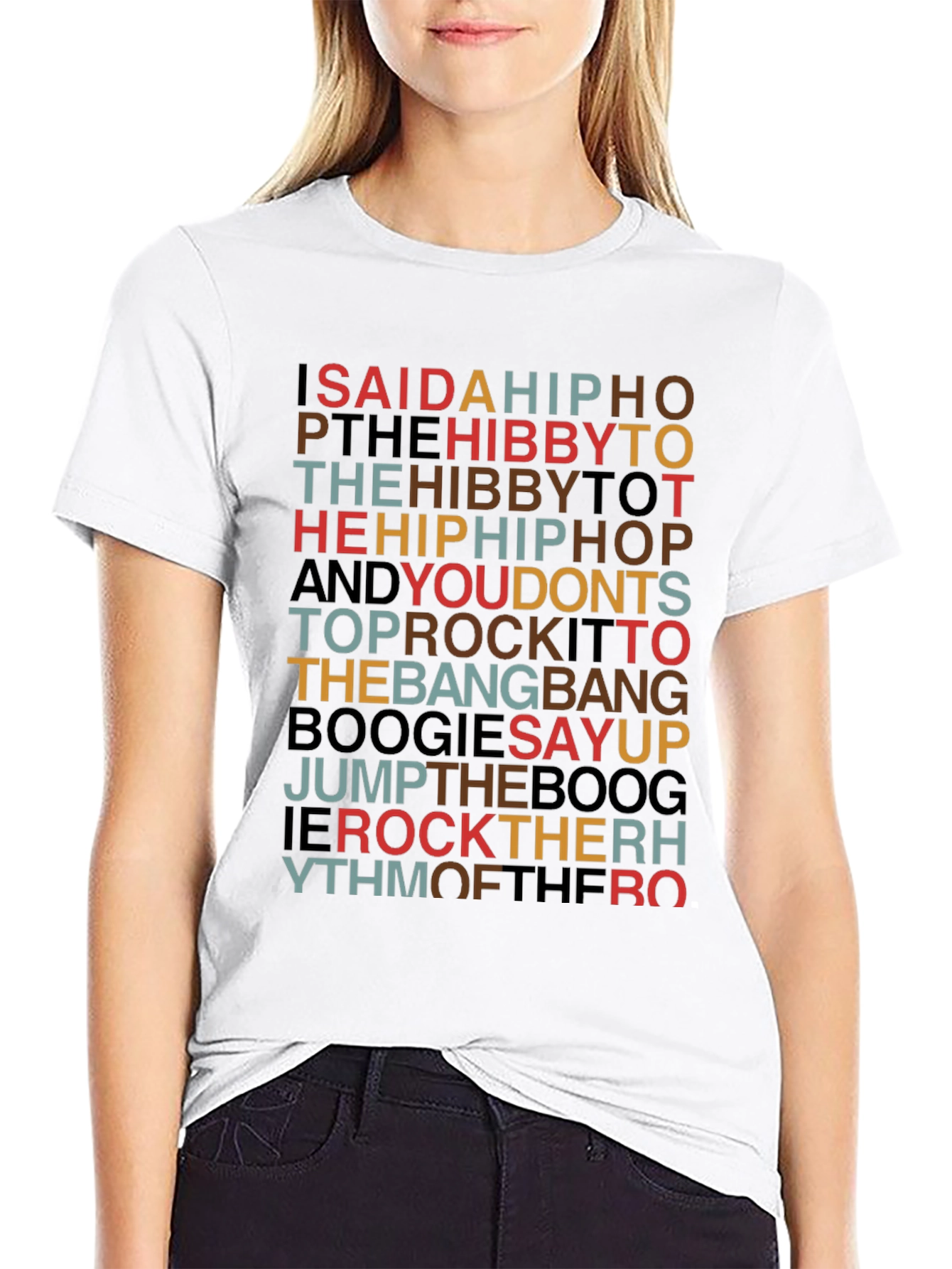 Hip Hop Rhyme Retro Graphic Tee