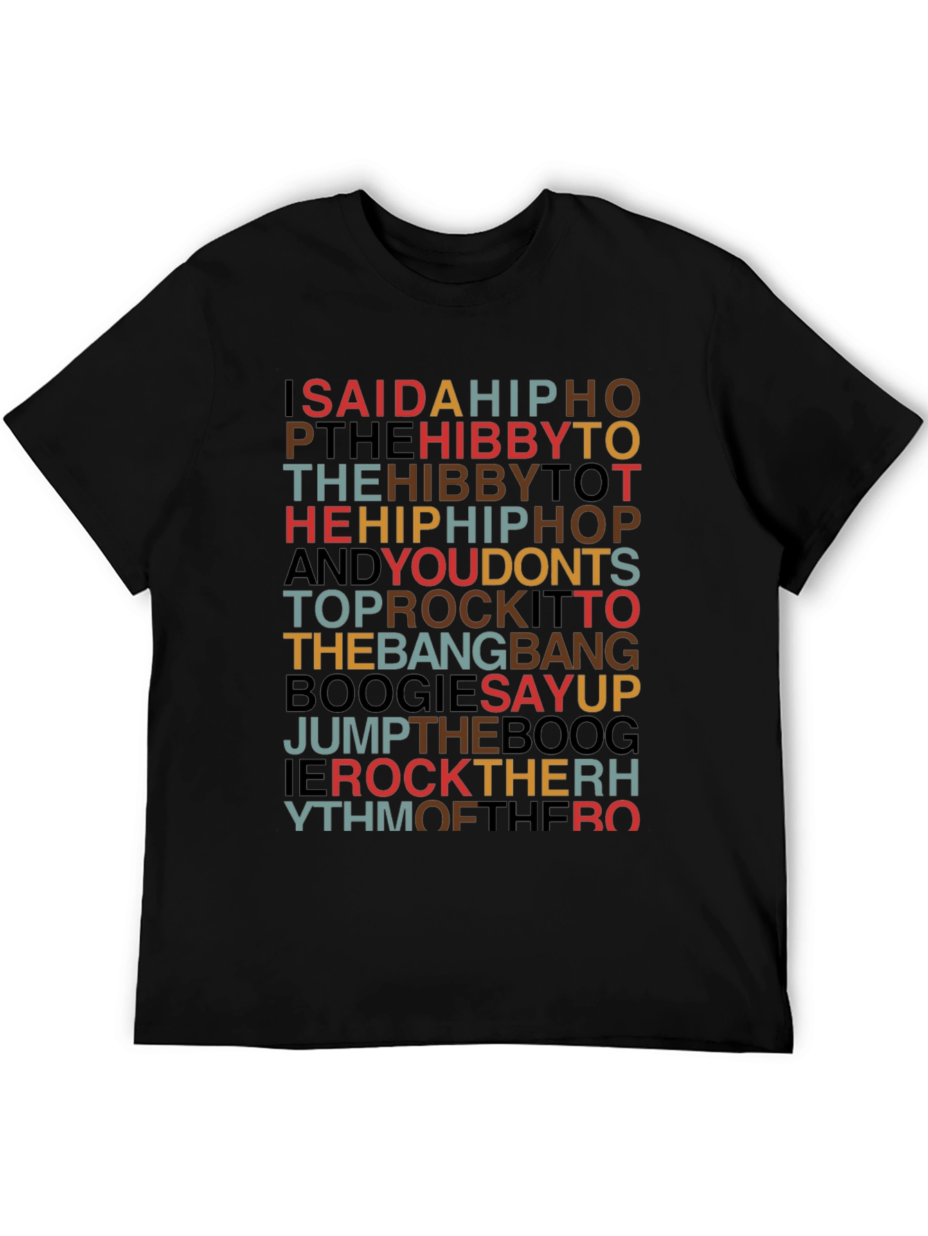 Hip Hop Rhyme Retro Graphic Tee