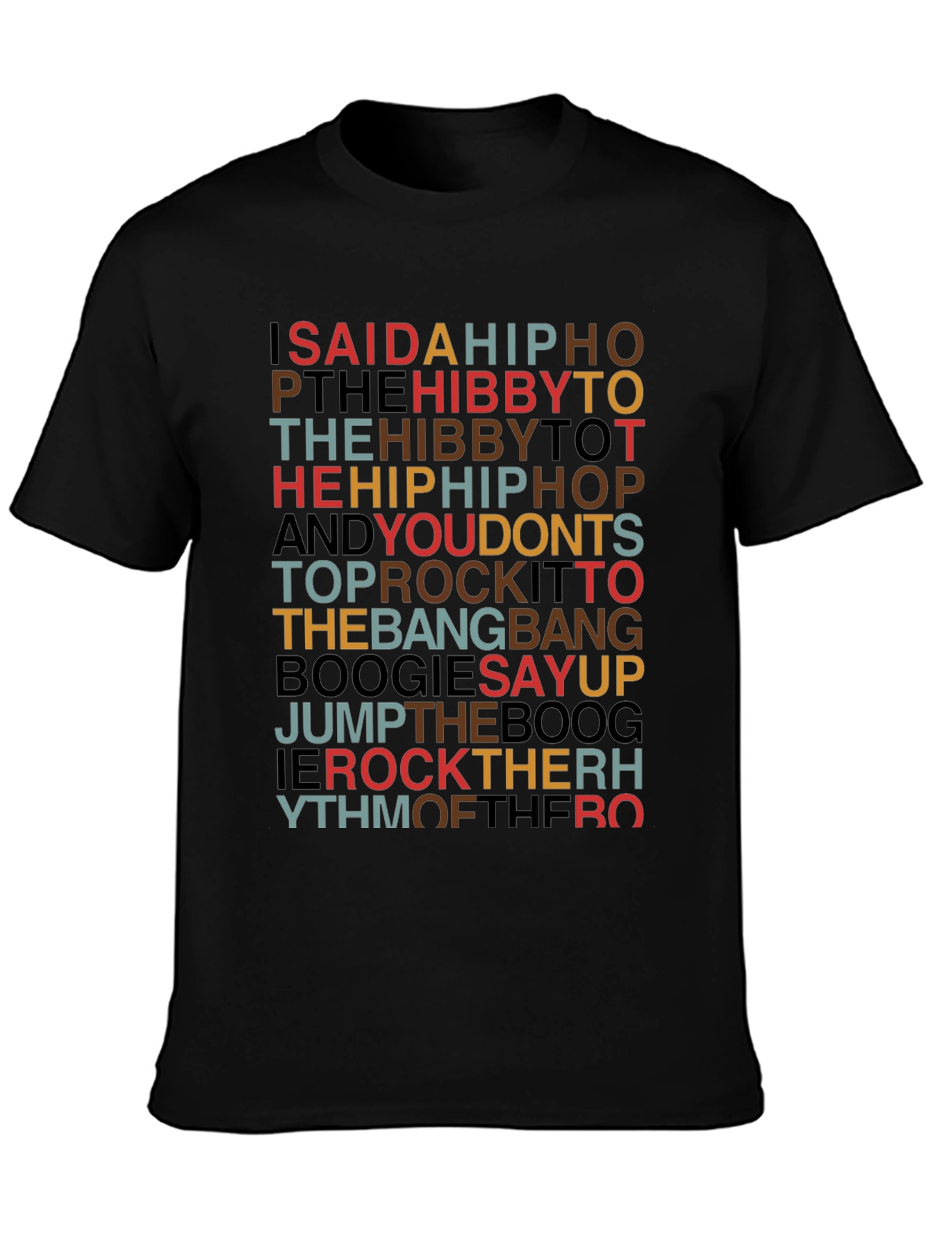 Hip Hop Rhyme Retro Graphic Tee