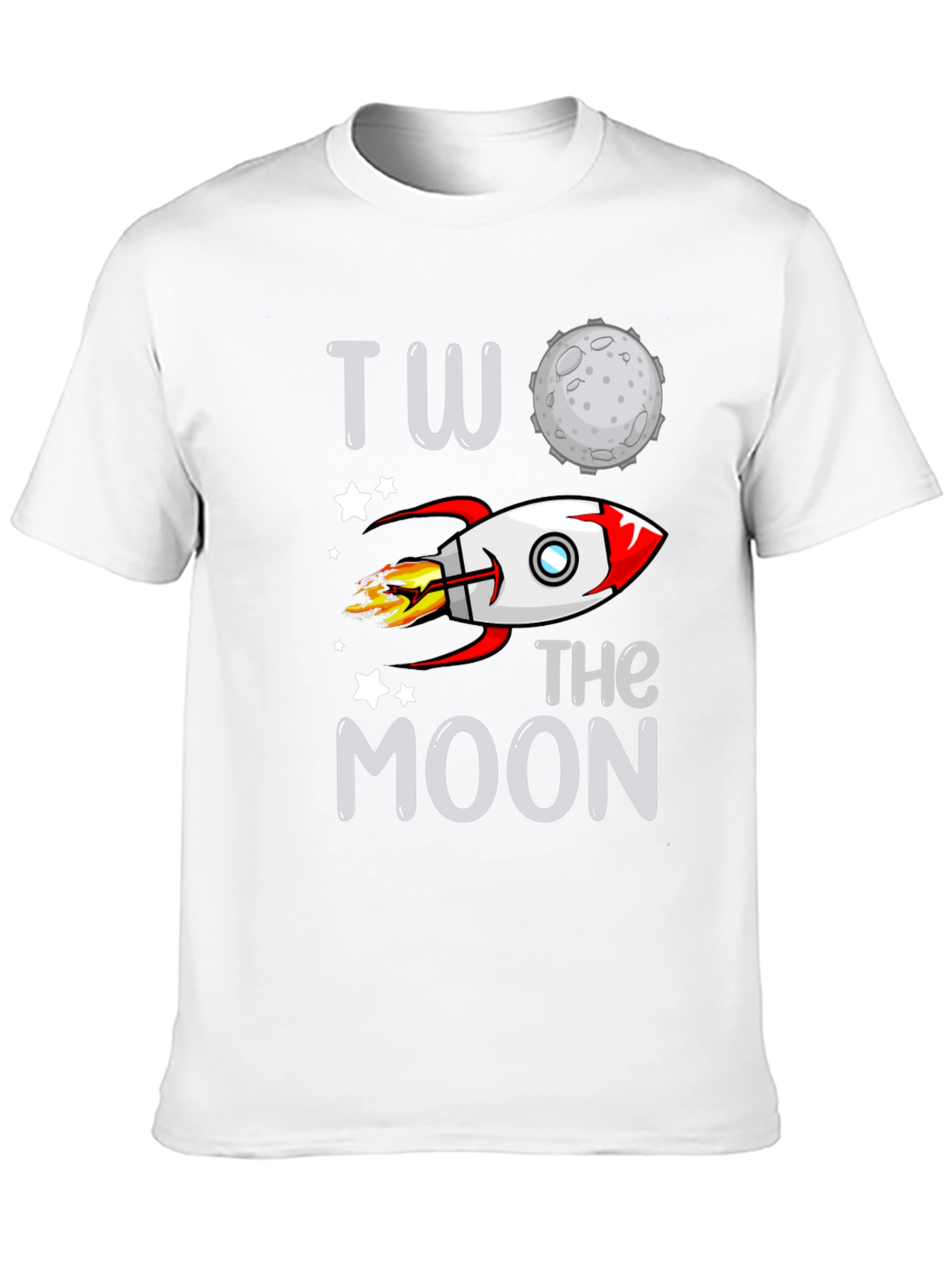 Two the Moon Rocket T-Shirt