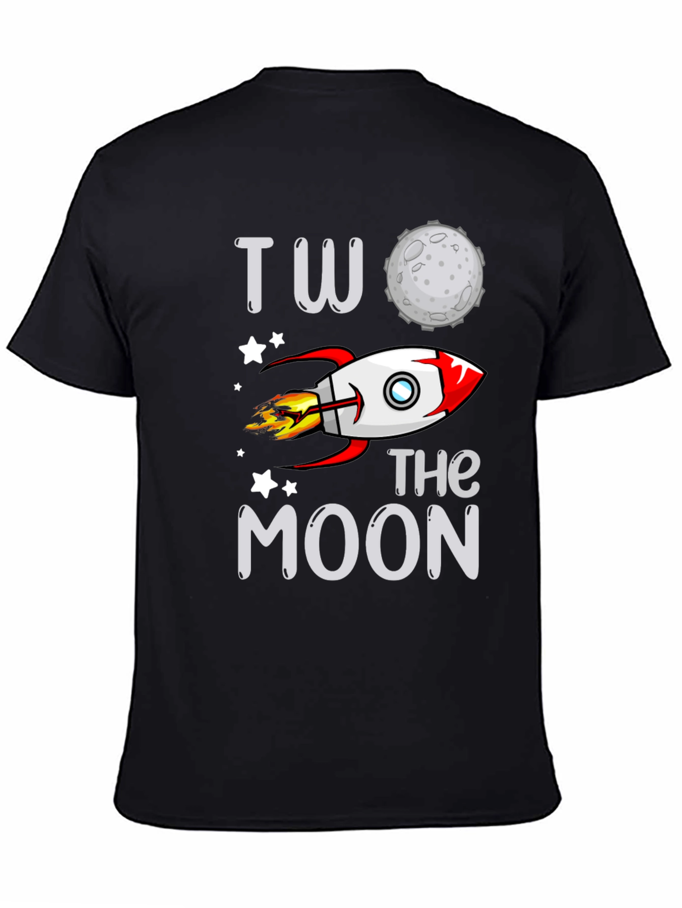 Two the Moon Rocket T-Shirt