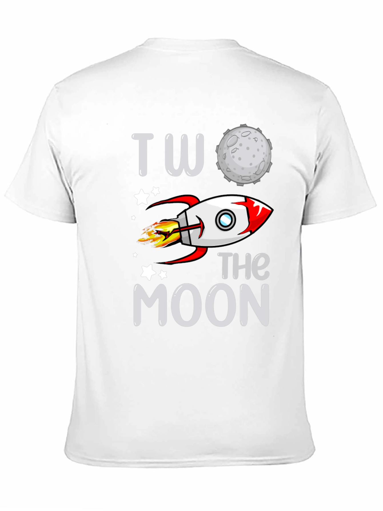 Two the Moon Rocket T-Shirt