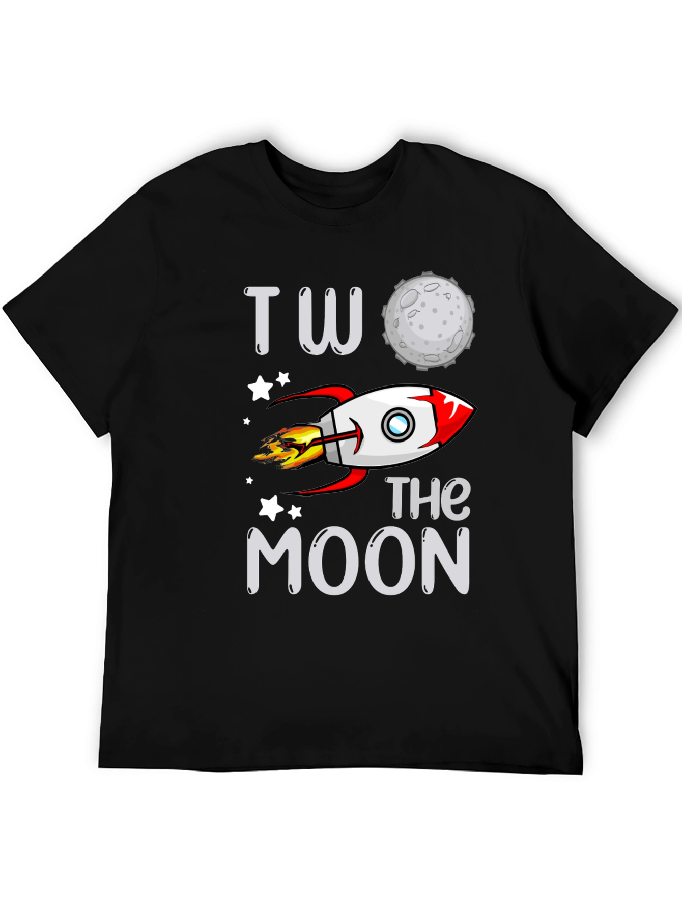 Two the Moon Rocket T-Shirt