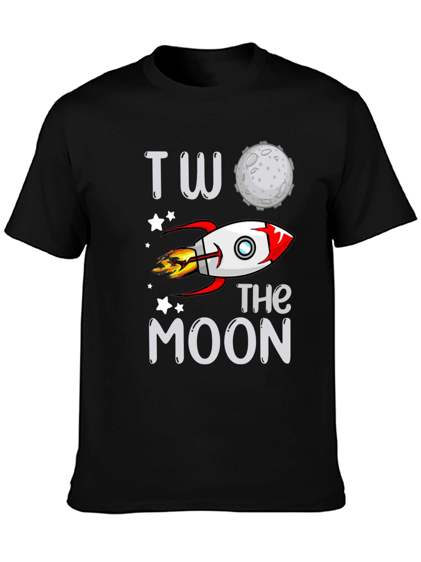 Two the Moon Rocket T-Shirt