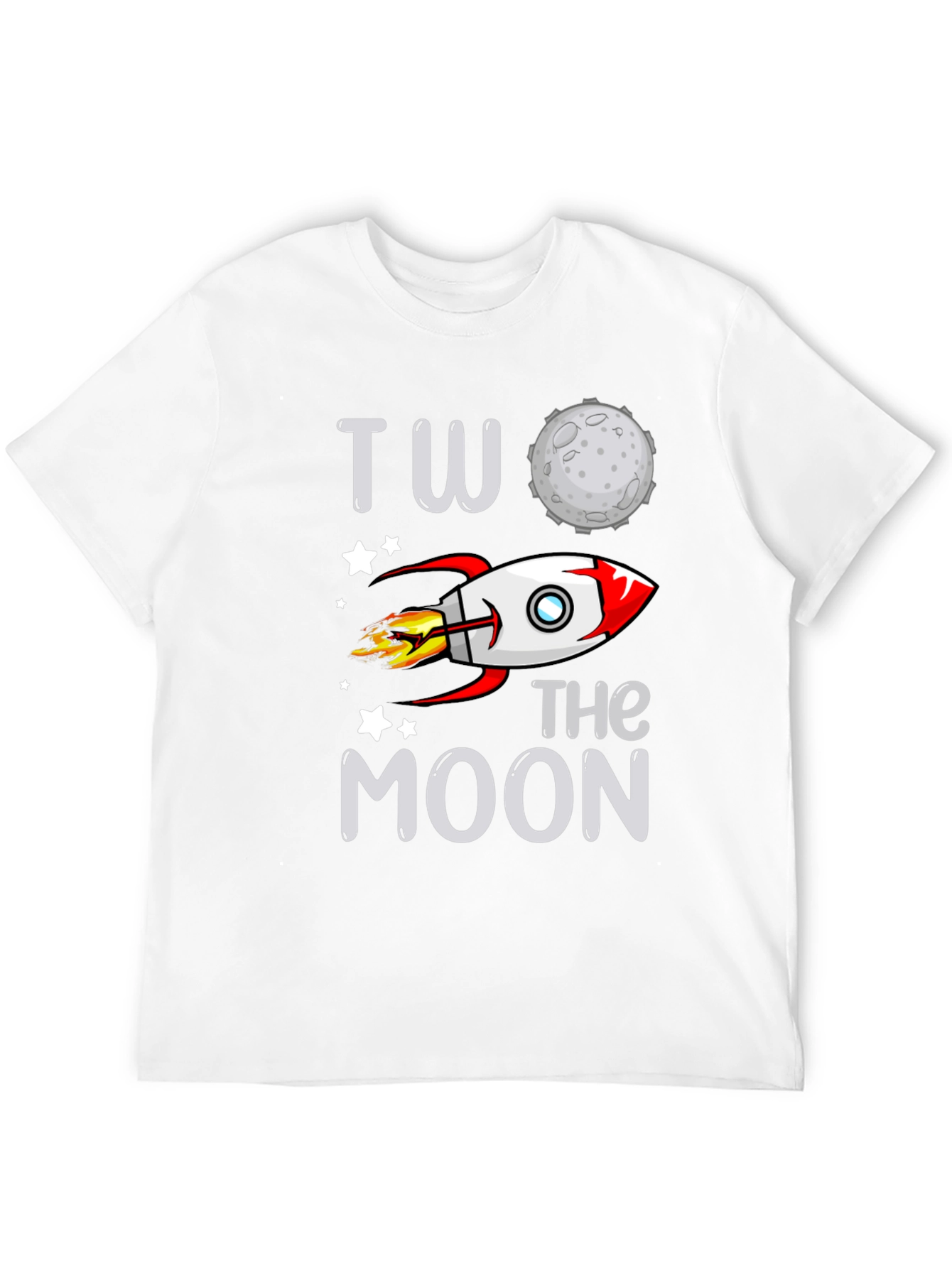 Two the Moon Rocket T-Shirt