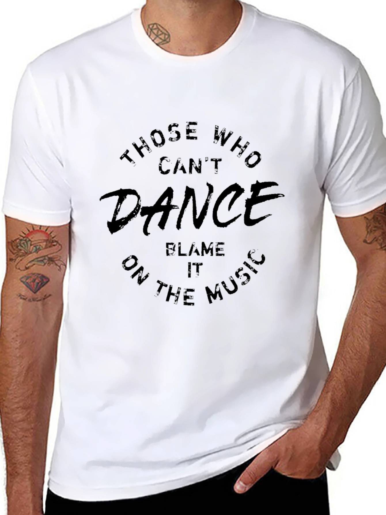 Those Who Cant Dance Funny Black T-Shirt
