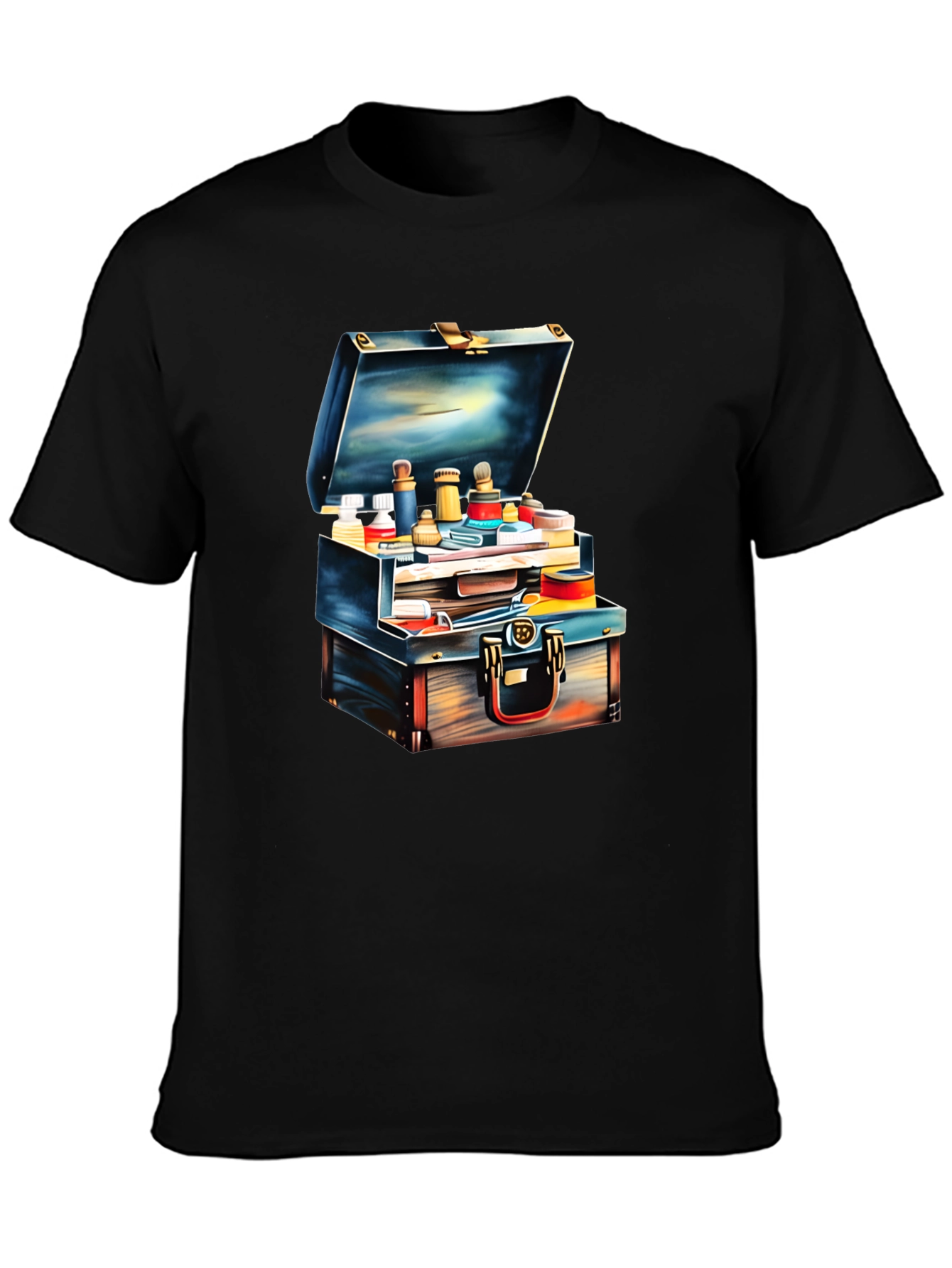 Unique Suitcase Graphic T-Shirt