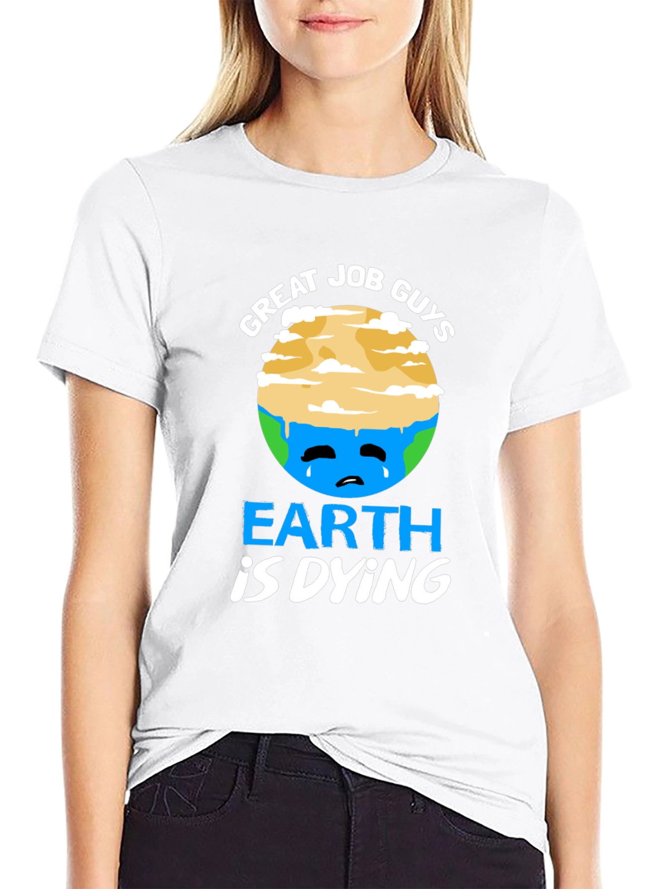 Earth is Dying T-Shirt - Global Warming Awareness